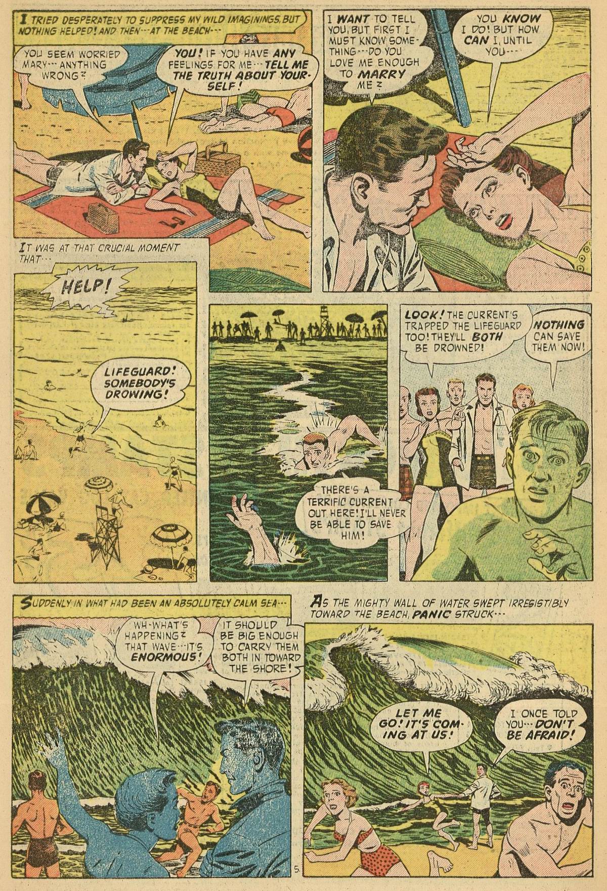 Forbidden Worlds #36 (American Comics Group), page 30. Public domain (US).