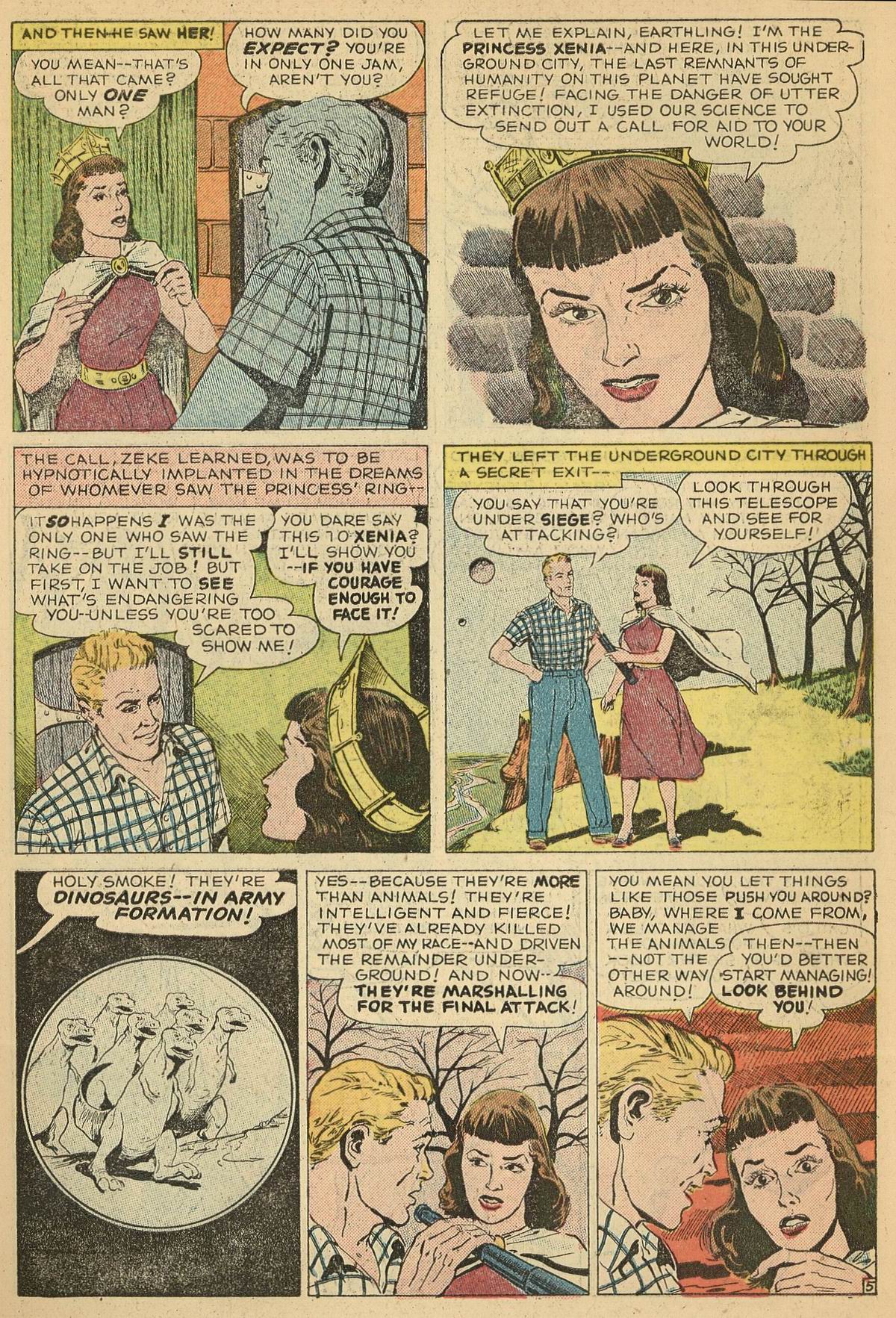 Forbidden Worlds #36 (American Comics Group), page 7. Public domain (US).
