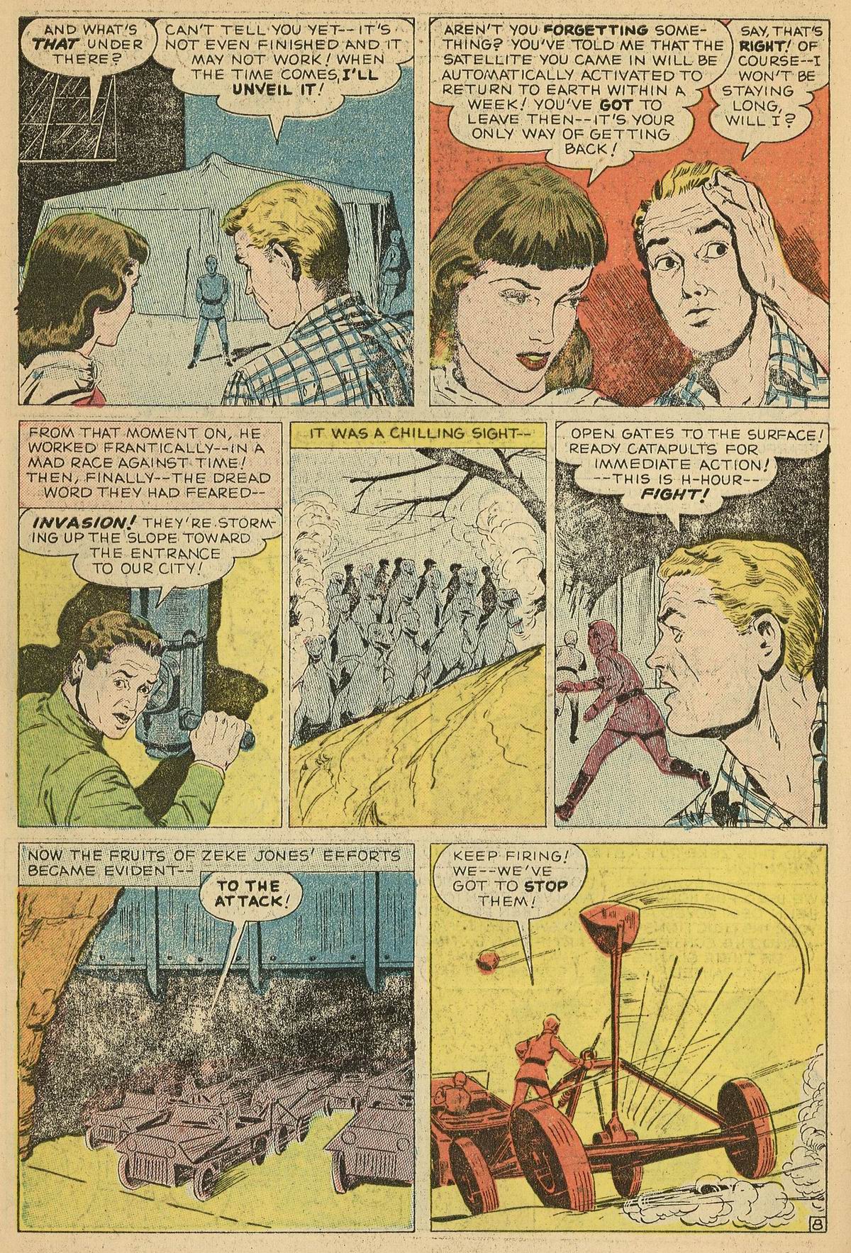 Forbidden Worlds #36 (American Comics Group), page 10. Public domain (US).