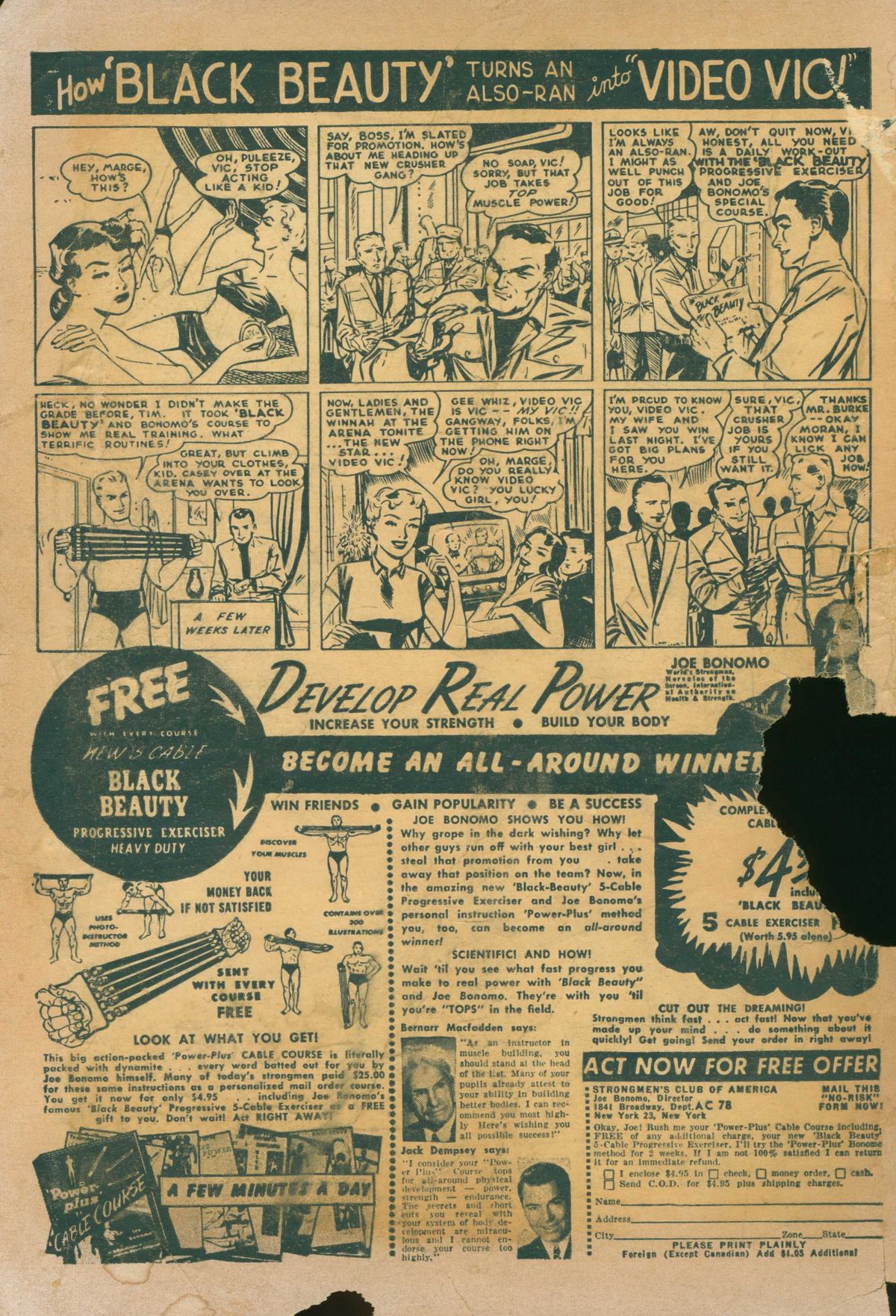 Forbidden Worlds #37 (American Comics Group), page 2. Public domain (US).
