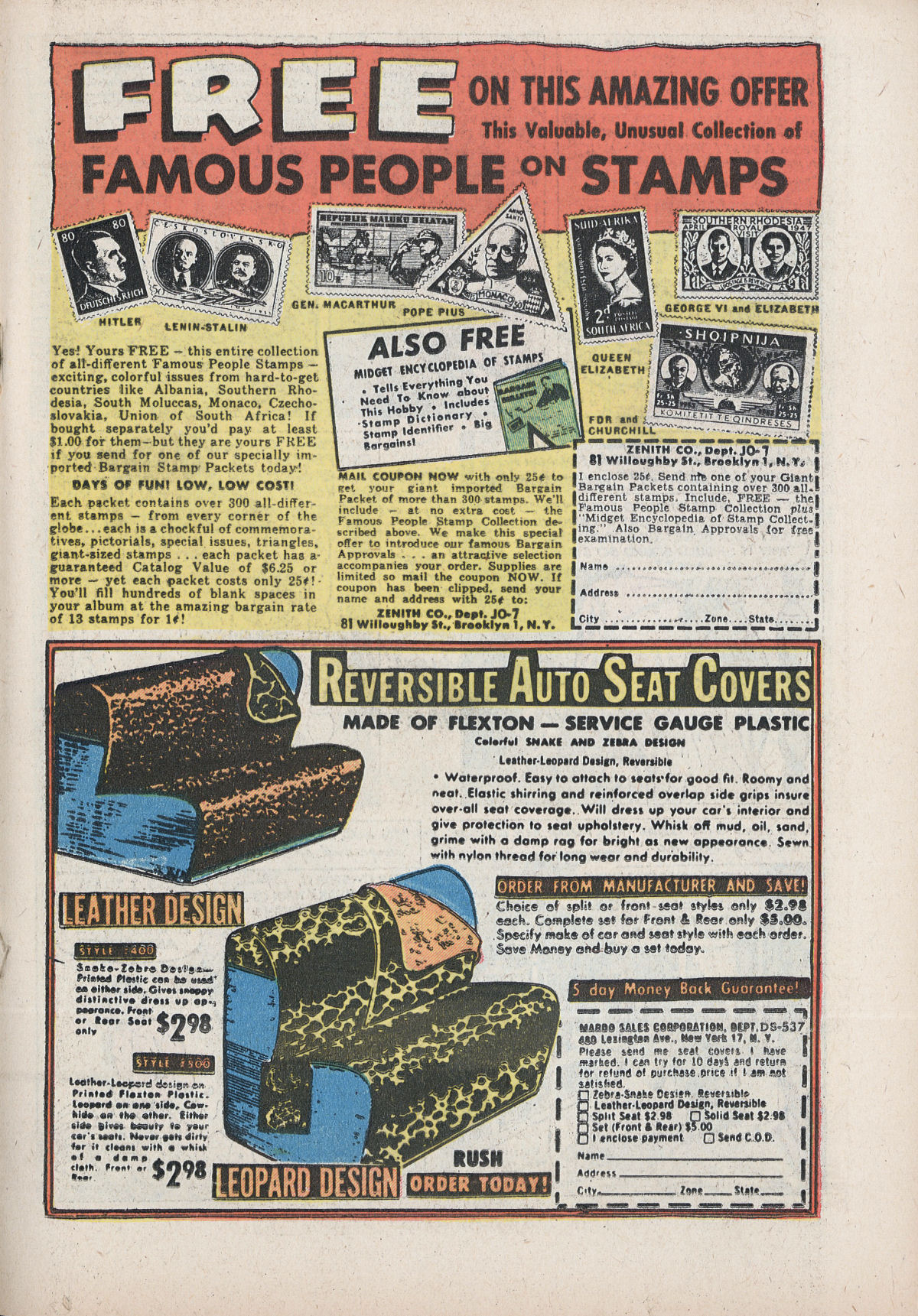 Forbidden Worlds #38 (American Comics Group), page 19. Public domain (US).