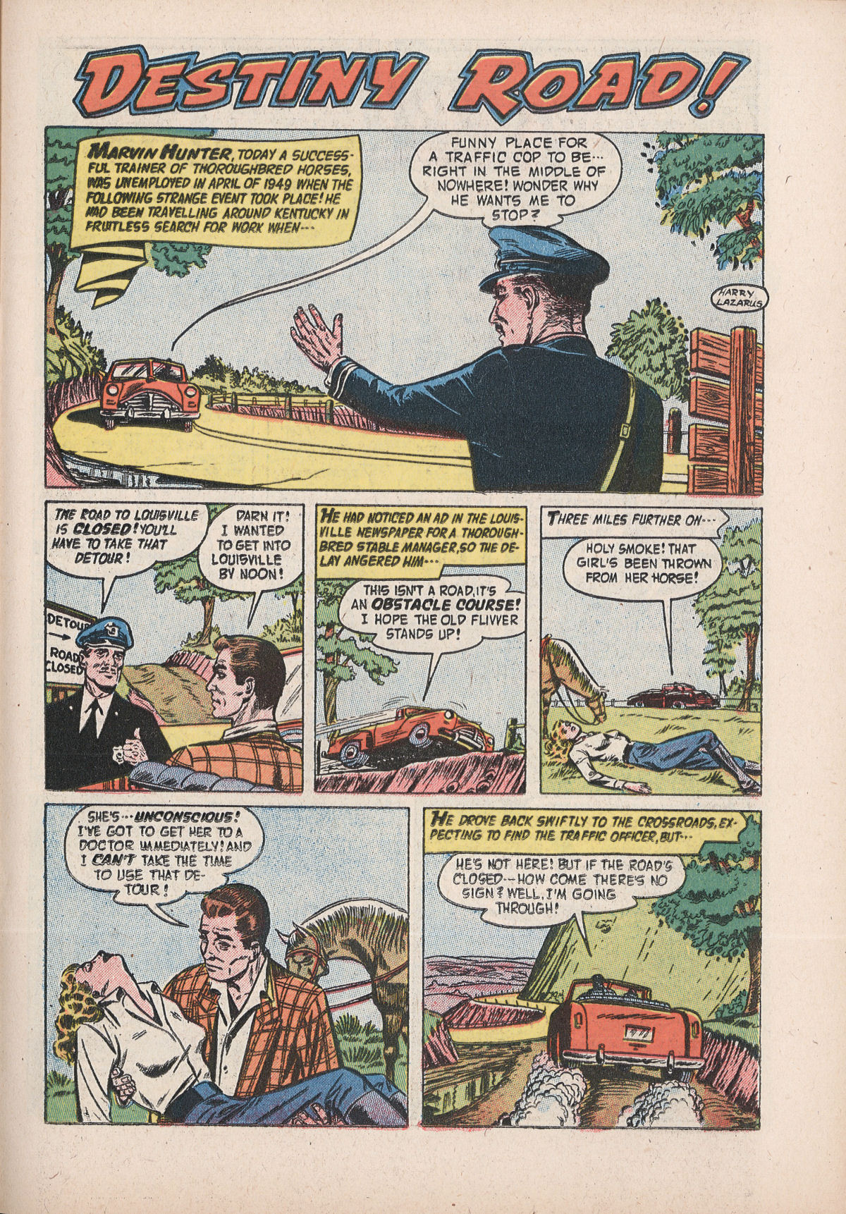 Forbidden Worlds #38 (American Comics Group), page 23. Public domain (US).