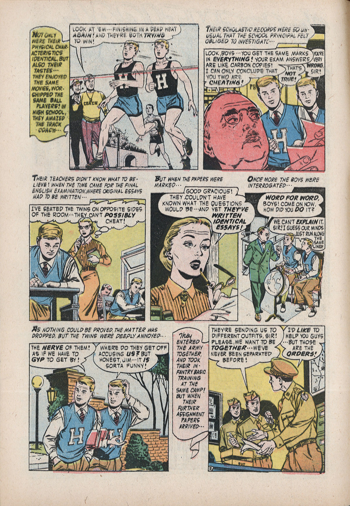 Forbidden Worlds #38 (American Comics Group), page 4. Public domain (US).