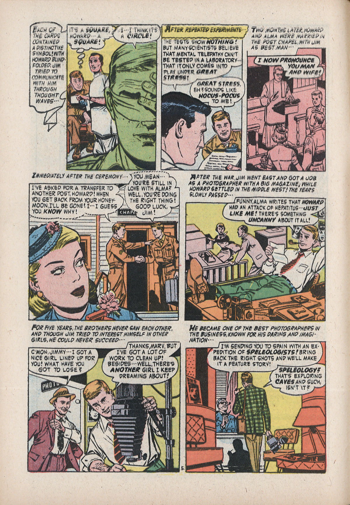 Forbidden Worlds #38 (American Comics Group), page 8. Public domain (US).