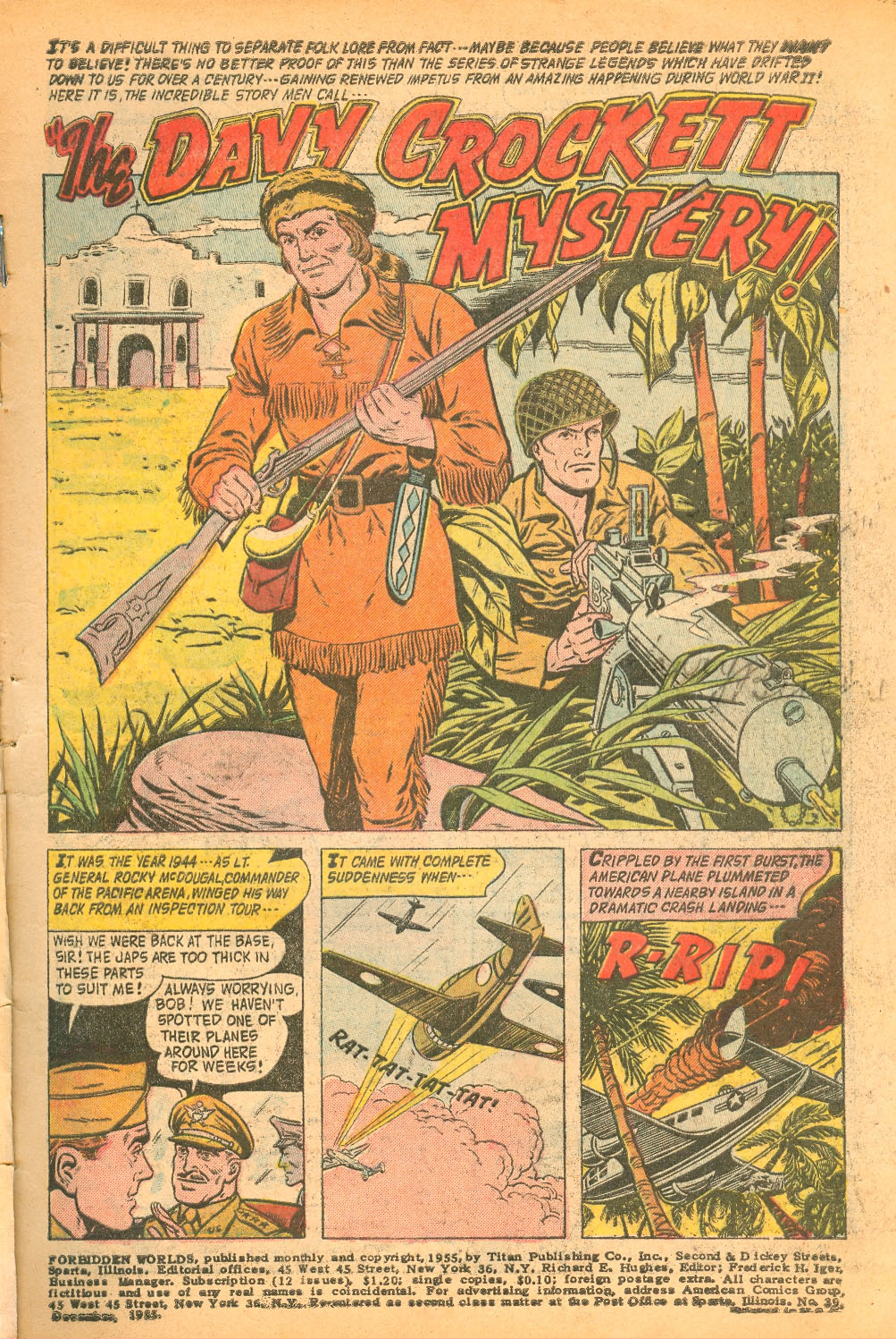 Forbidden Worlds #39 (American Comics Group), page 3. Public domain (US).
