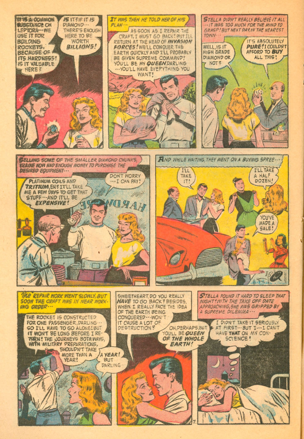 Forbidden Worlds #39 (American Comics Group), page 32. Public domain (US).