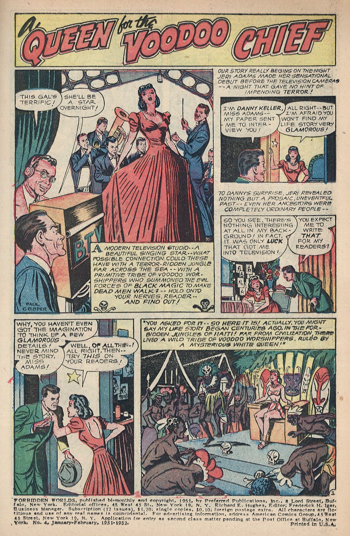 Forbidden Worlds #4 (American Comics Group), page 3. Public domain (US).