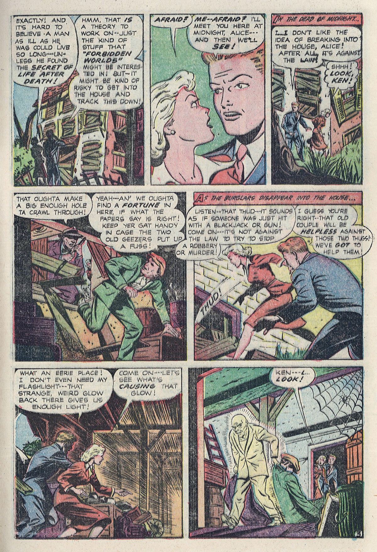Forbidden Worlds #4 (American Comics Group), page 43. Public domain (US).