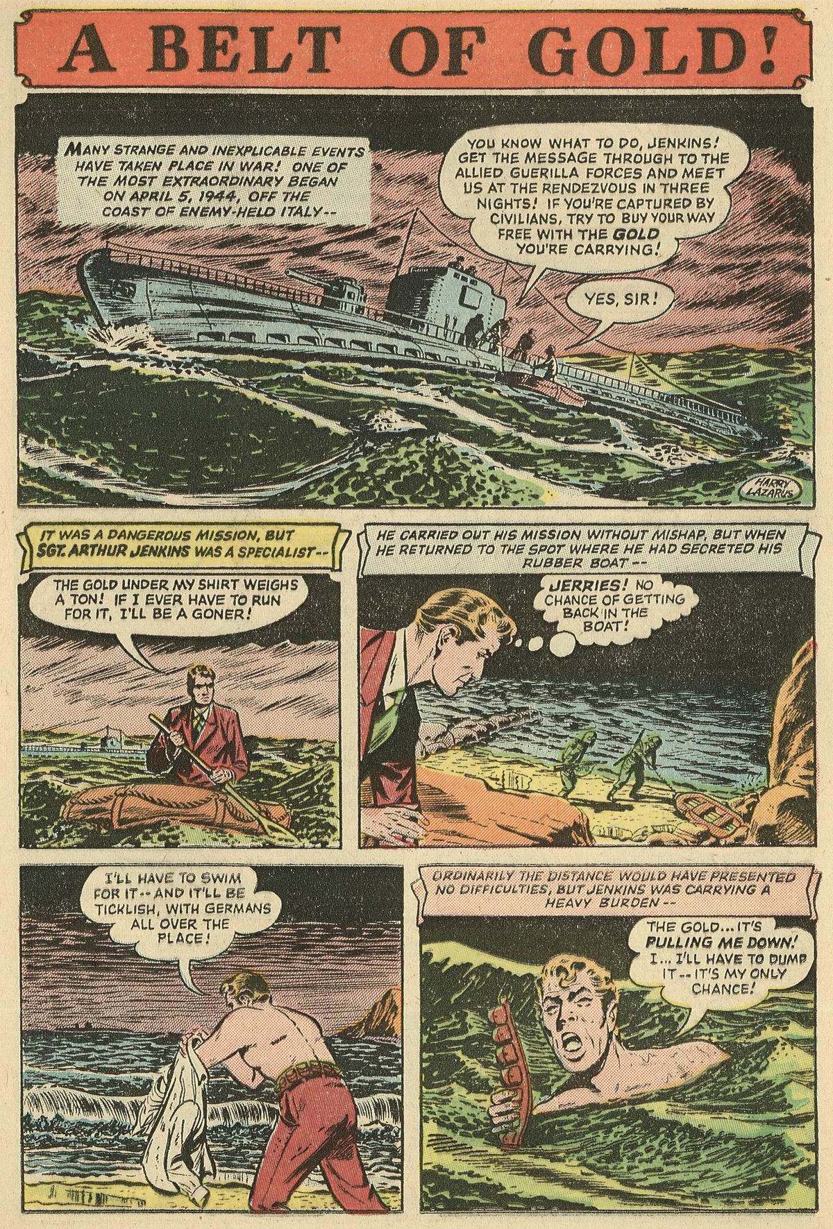 Forbidden Worlds #40 (American Comics Group), page 17. Public domain (US).