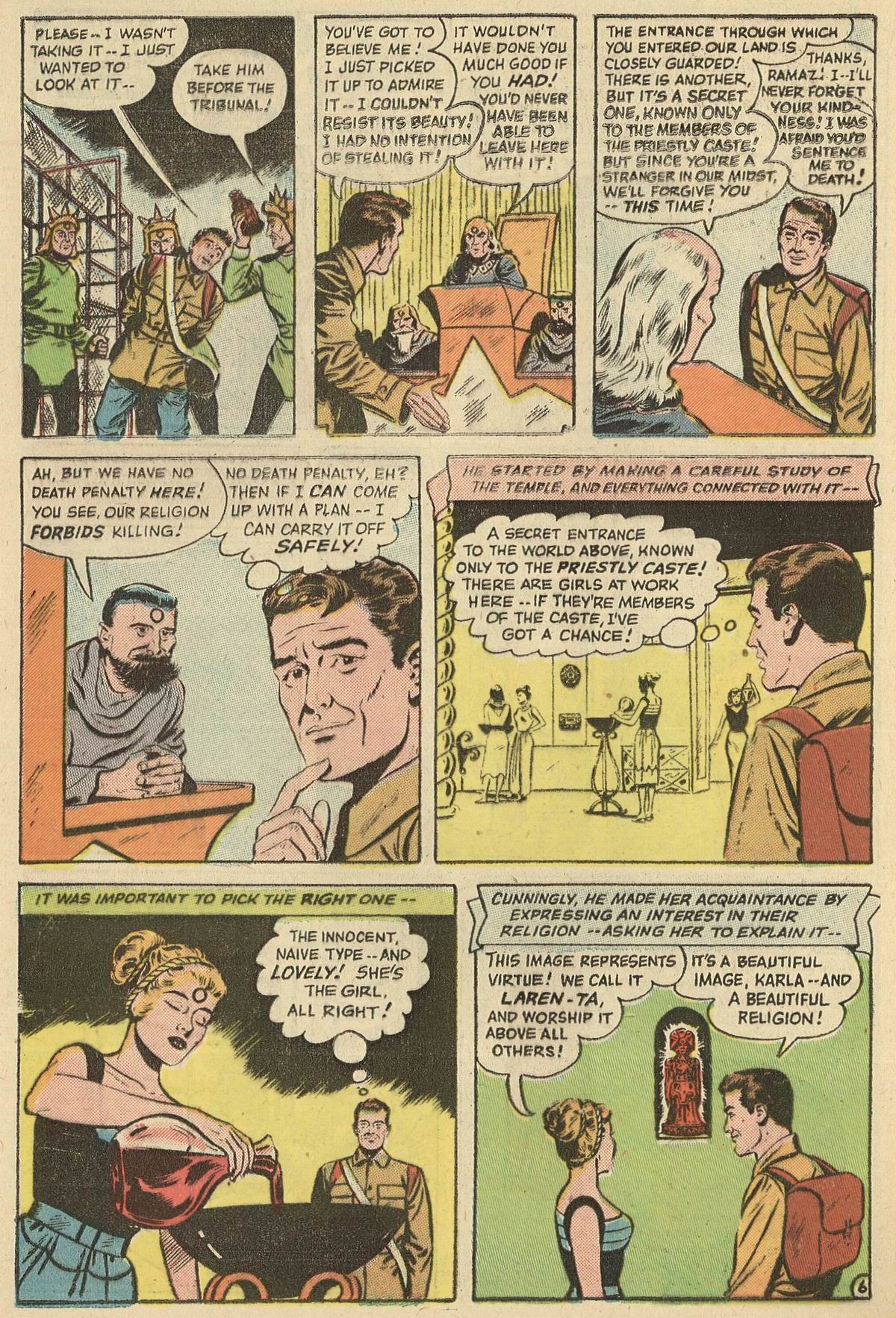 Forbidden Worlds #40 (American Comics Group), page 28. Public domain (US).