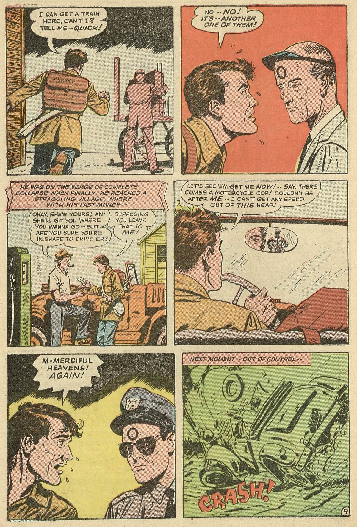 Forbidden Worlds #40 (American Comics Group), page 32. Public domain (US).