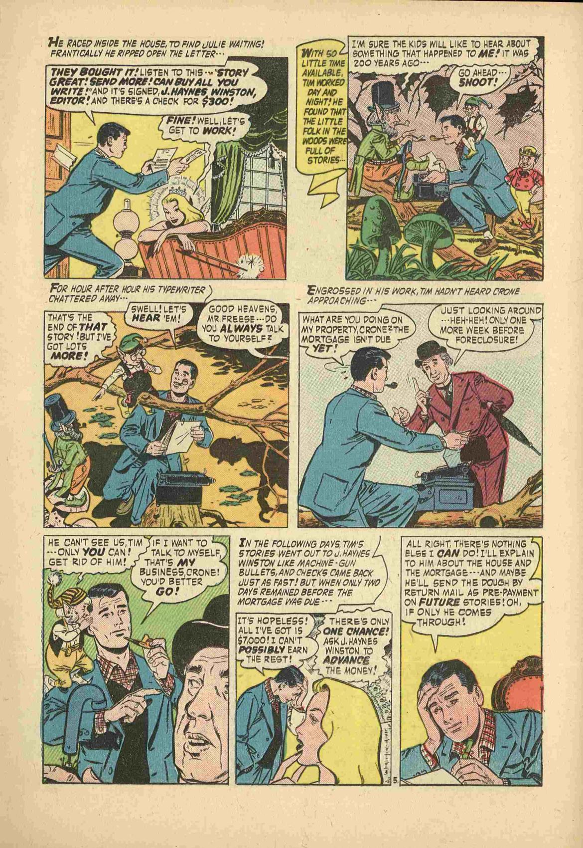 Forbidden Worlds #41 (American Comics Group), page 17. Public domain (US).