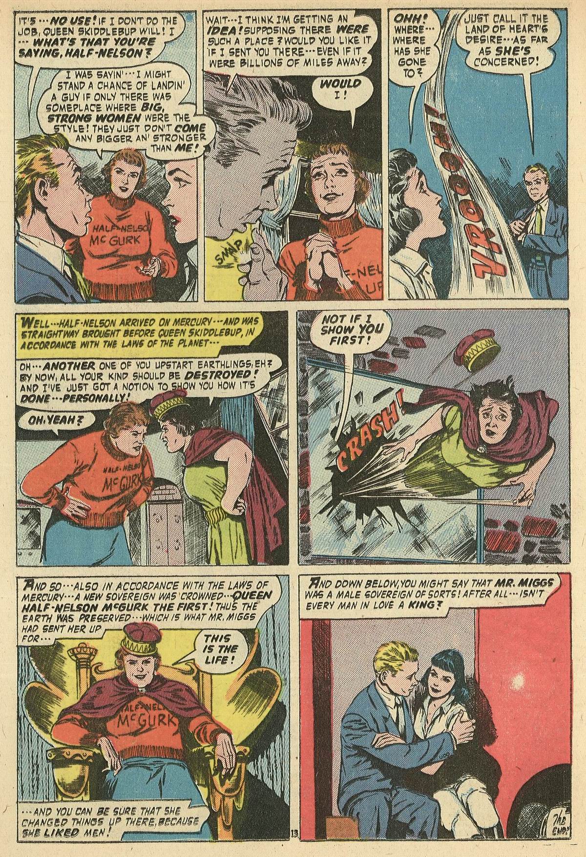 Forbidden Worlds #42 (American Comics Group), page 16. Public domain (US).
