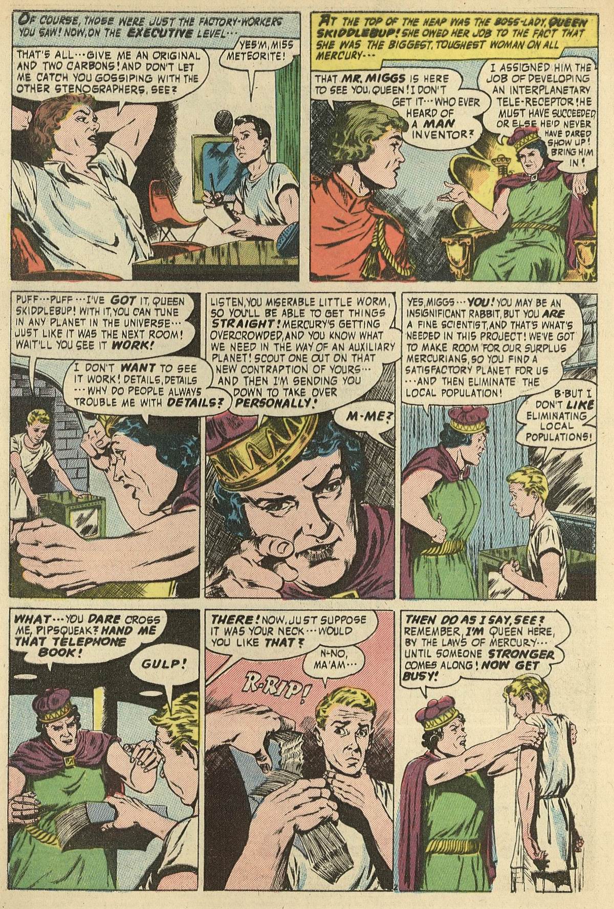 Forbidden Worlds #42 (American Comics Group), page 4. Public domain (US).