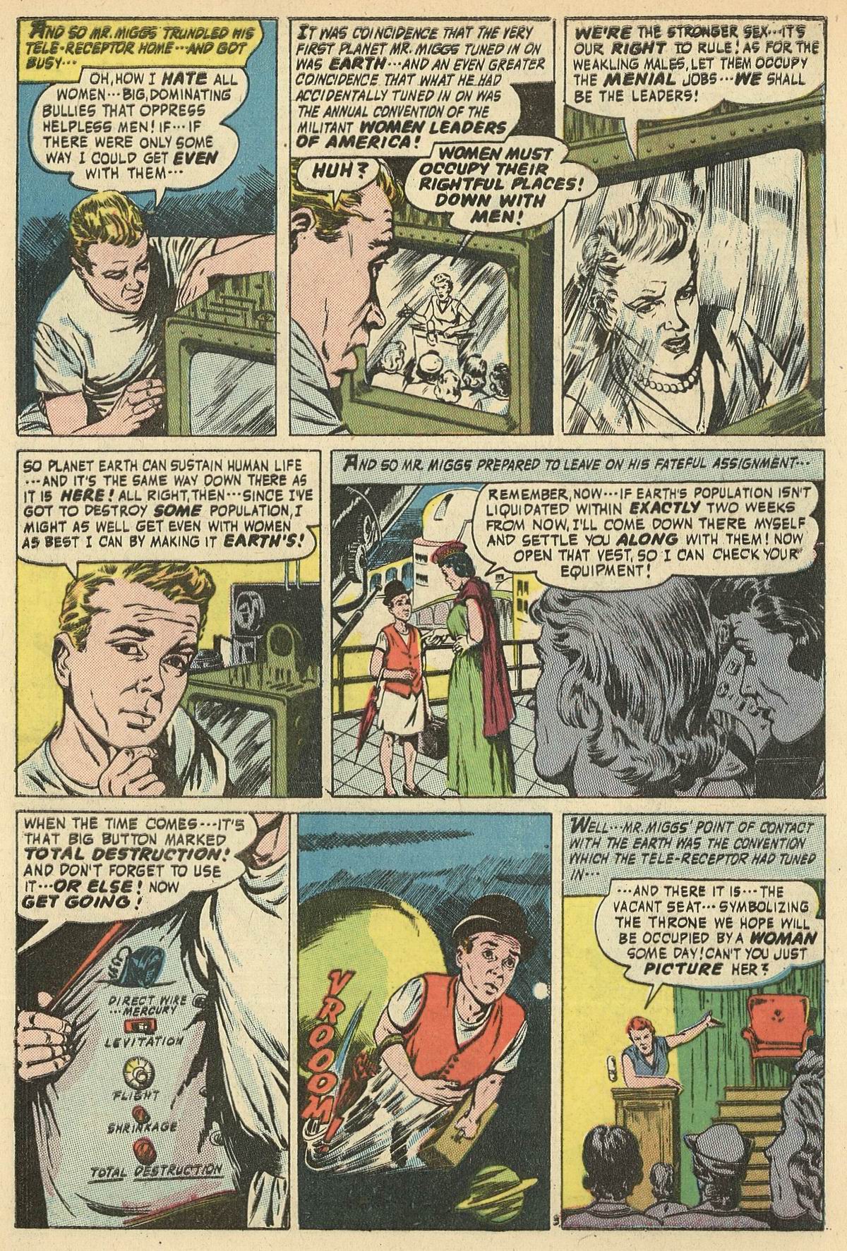 Forbidden Worlds #42 (American Comics Group), page 5. Public domain (US).