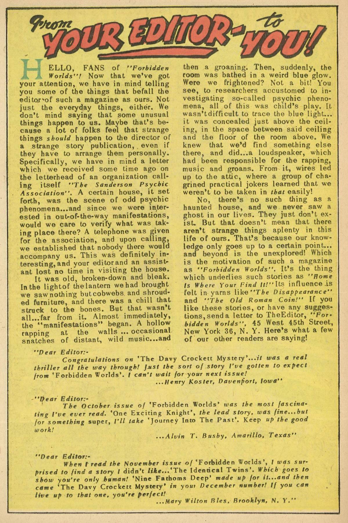 Forbidden Worlds #43 (American Comics Group), page 24. Public domain (US).