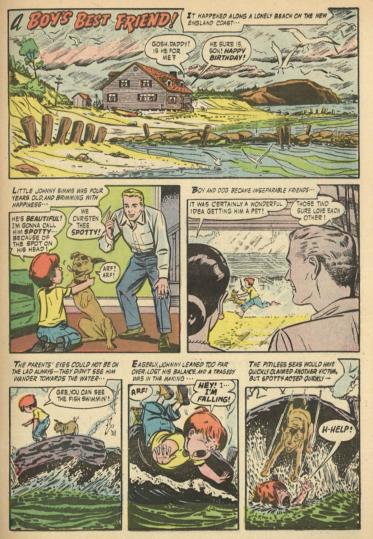 Forbidden Worlds #43 (American Comics Group), page 25. Public domain (US).
