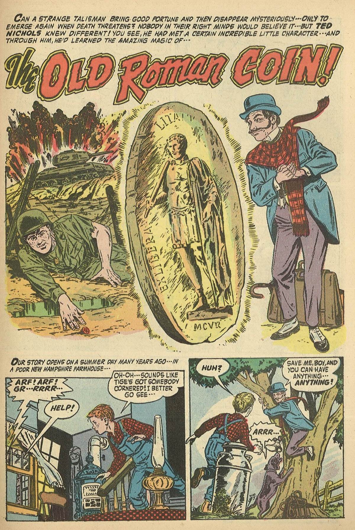 Forbidden Worlds #43 (American Comics Group), page 27. Public domain (US).