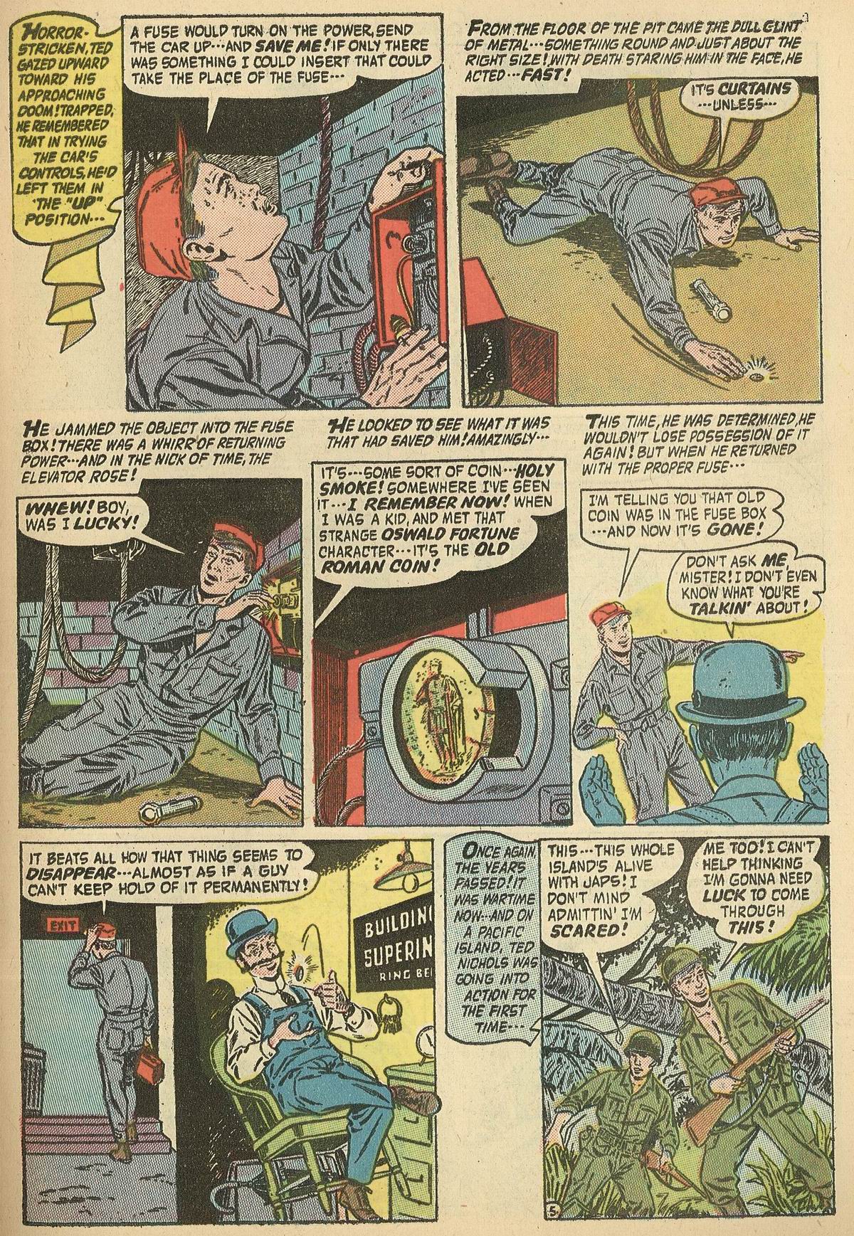 Forbidden Worlds #43 (American Comics Group), page 31. Public domain (US).