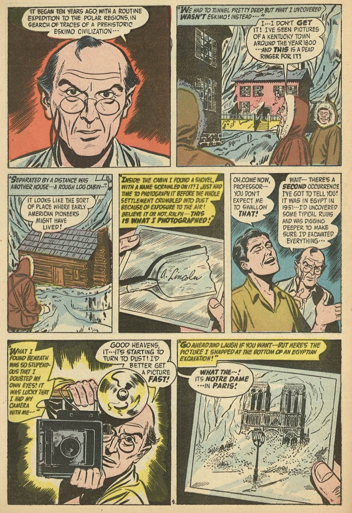 Forbidden Worlds #43 (American Comics Group), page 6. Public domain (US).