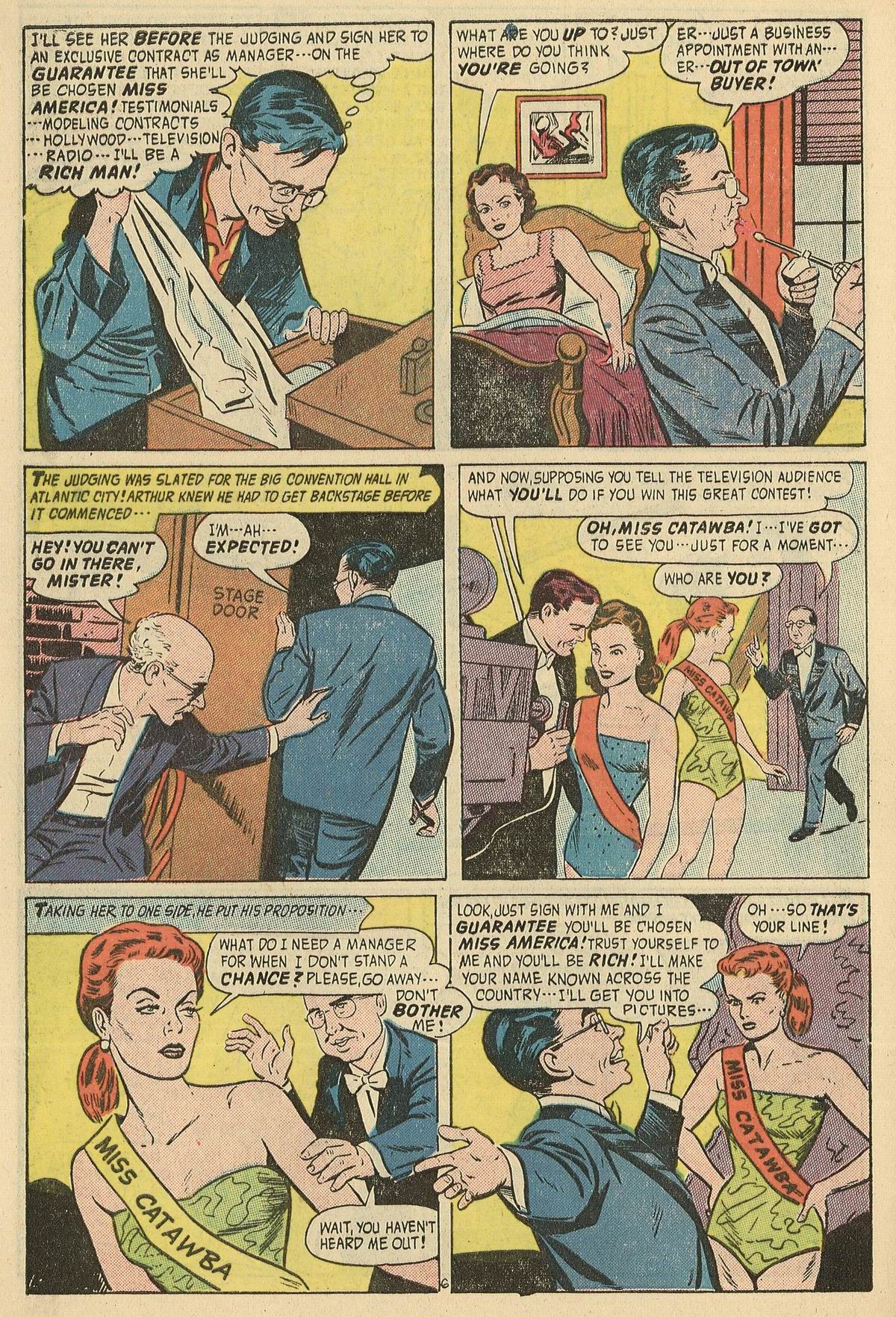 Forbidden Worlds #44 (American Comics Group), page 8. Public domain (US).