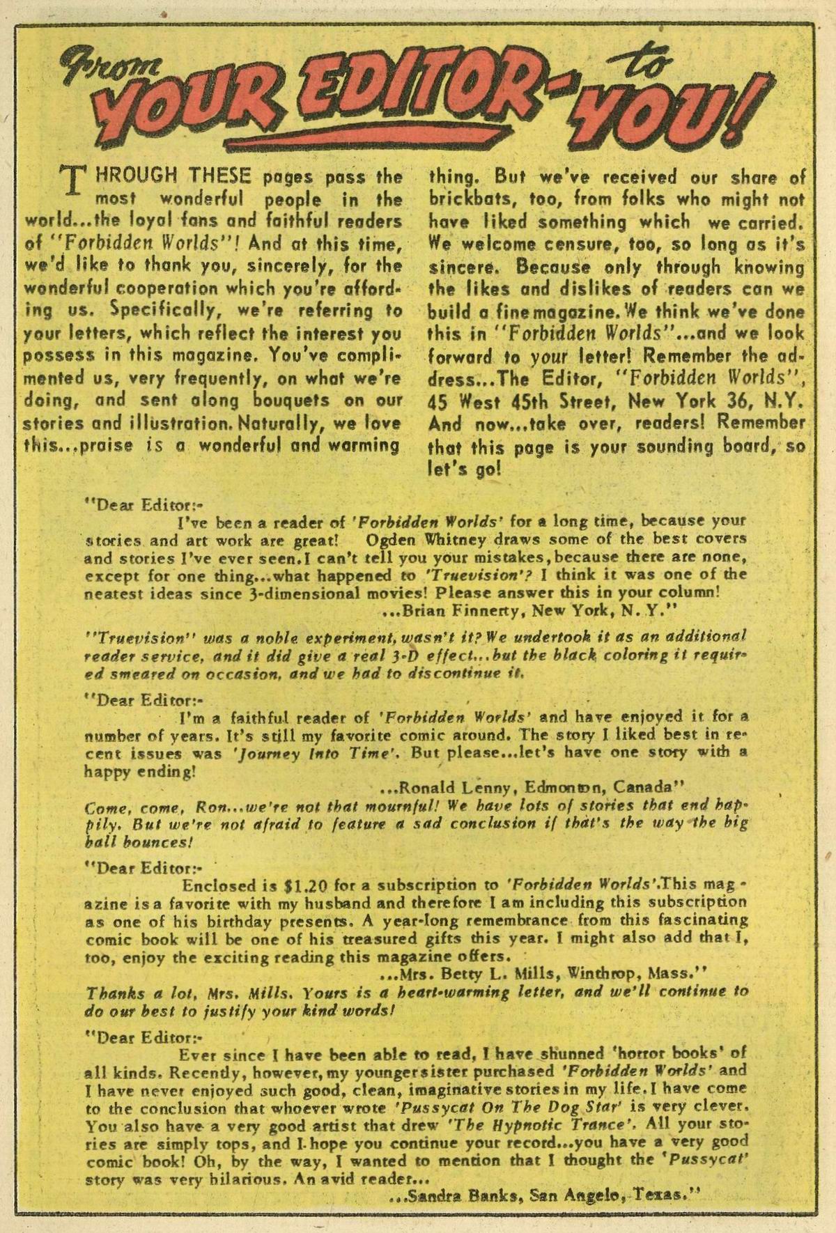 Forbidden Worlds #45 (American Comics Group), page 18. Public domain (US).