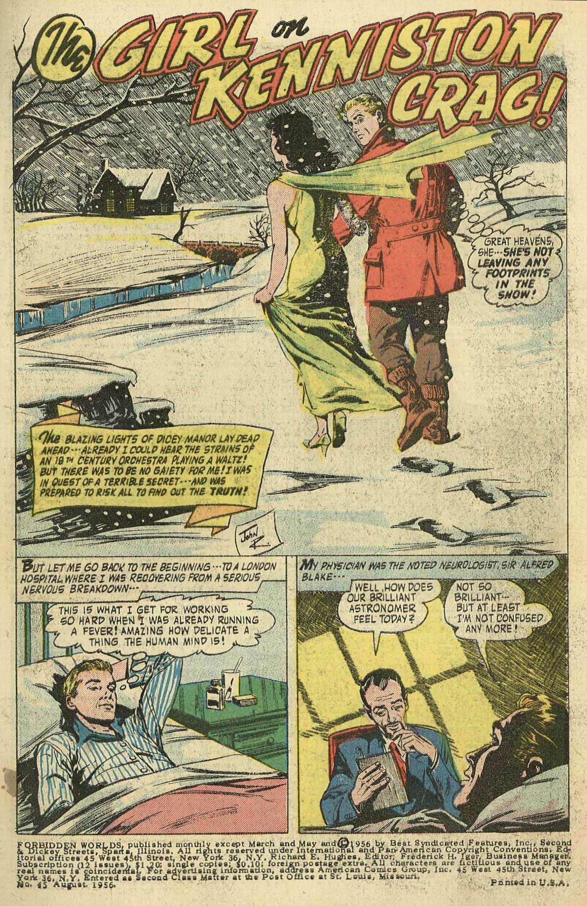 Forbidden Worlds #45 (American Comics Group), page 3. Public domain (US).