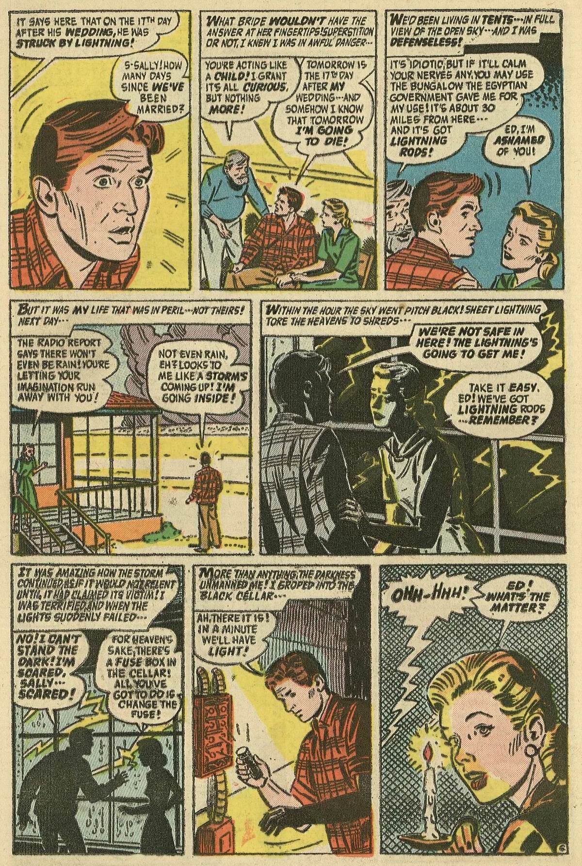 Forbidden Worlds #46 (American Comics Group), page 22. Public domain (US).