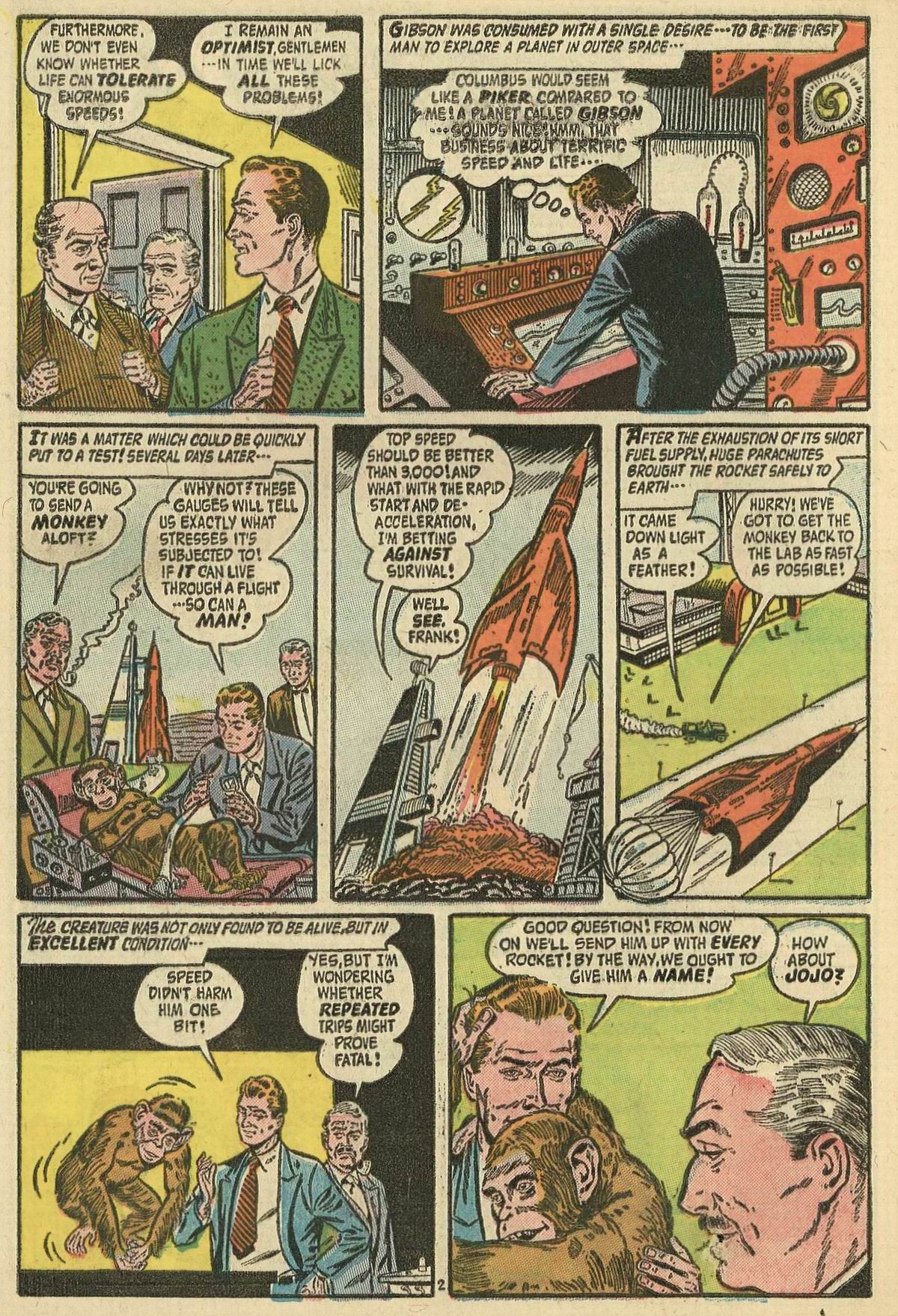 Forbidden Worlds #46 (American Comics Group), page 28. Public domain (US).