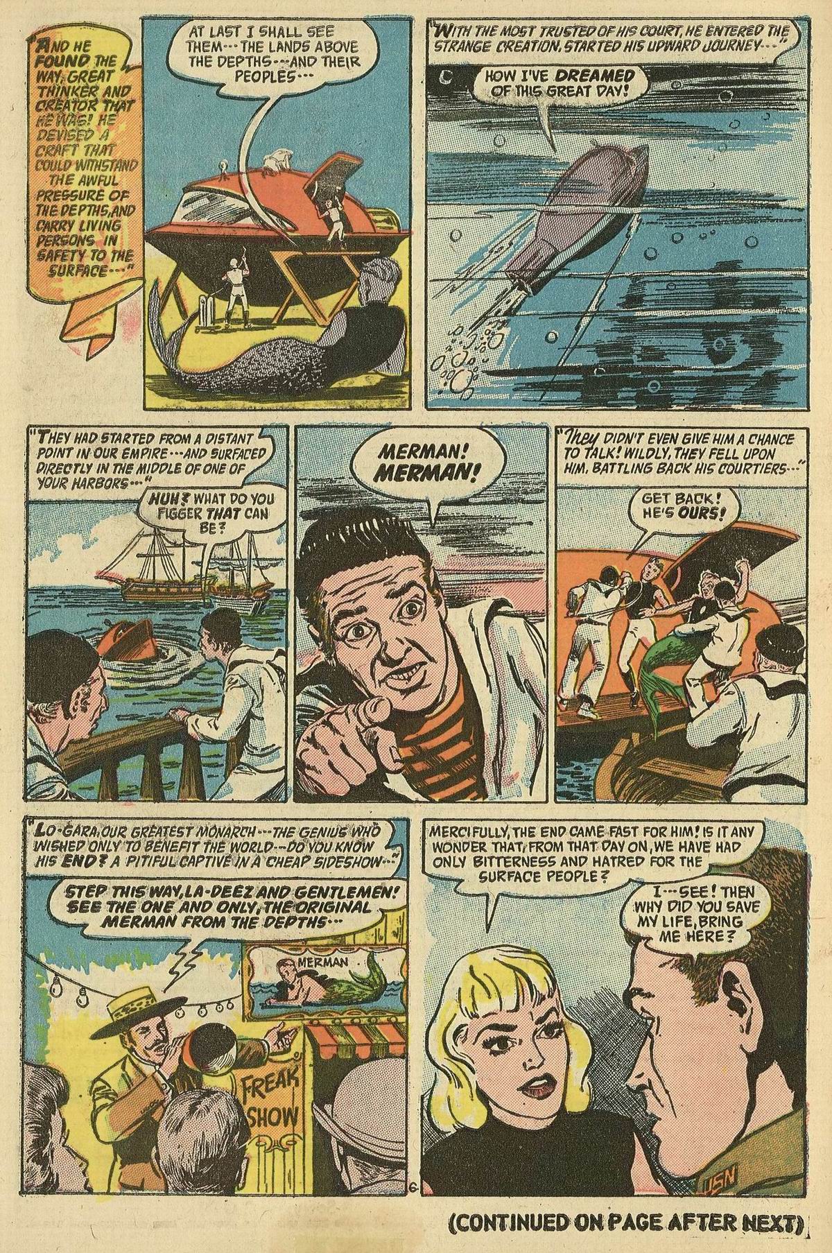 Forbidden Worlds #46 (American Comics Group), page 8. Public domain (US).