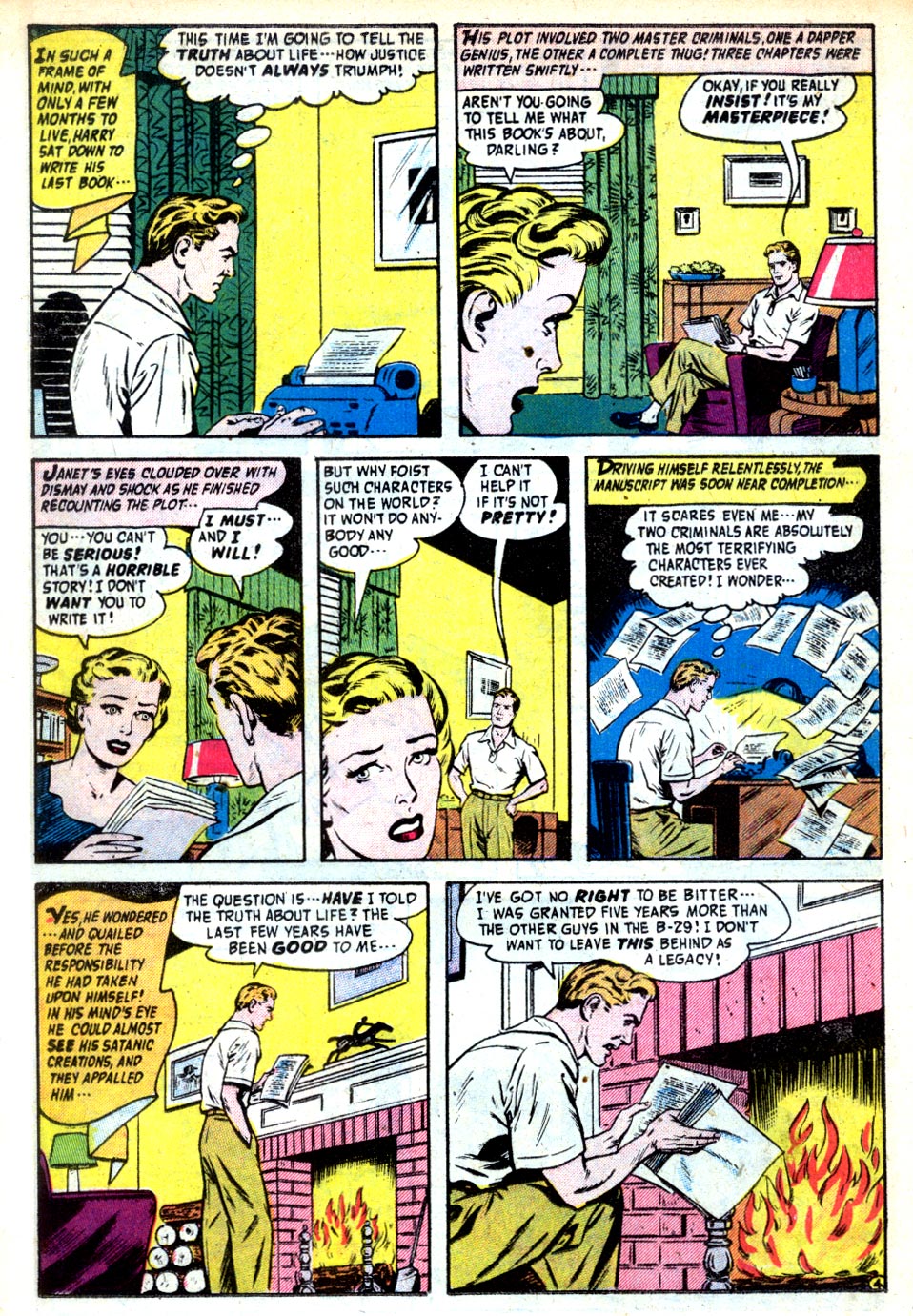 Forbidden Worlds #47 (American Comics Group), page 18. Public domain (US).