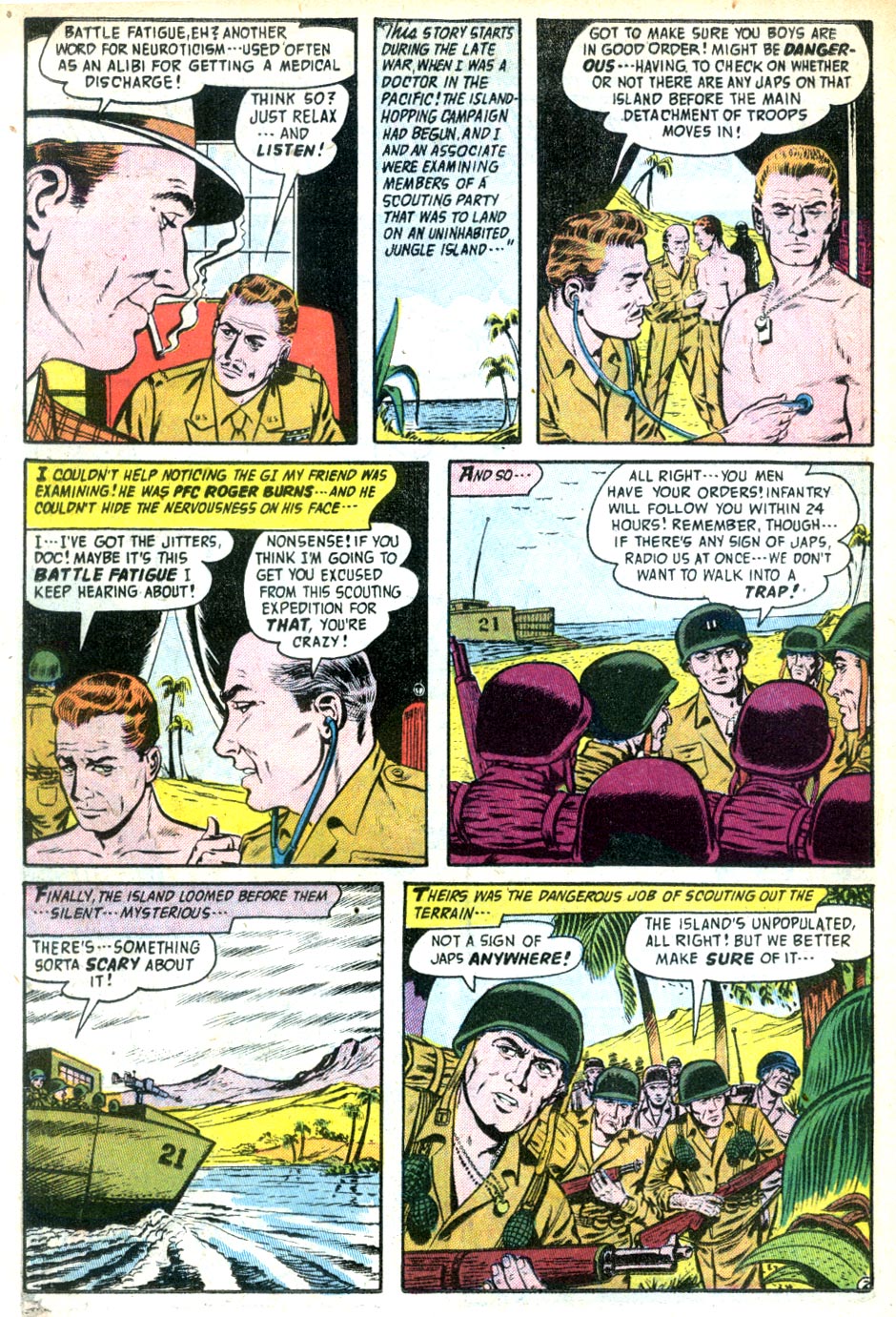 Forbidden Worlds #47 (American Comics Group), page 26. Public domain (US).