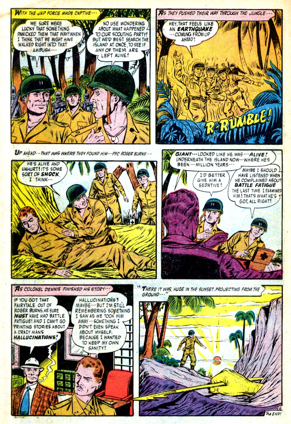 Forbidden Worlds #47 (American Comics Group), page 32. Public domain (US).