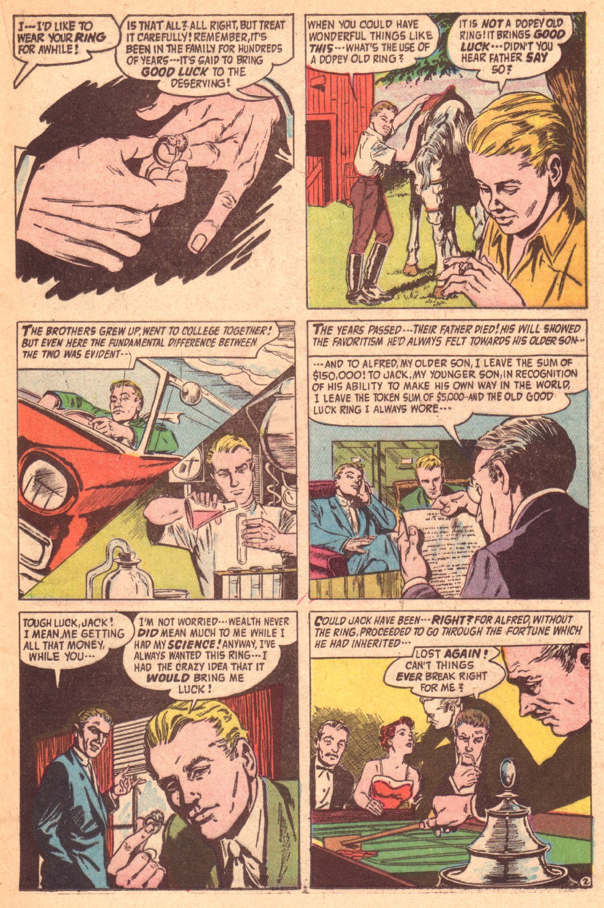 Forbidden Worlds #48 (American Comics Group), page 19. Public domain (US).