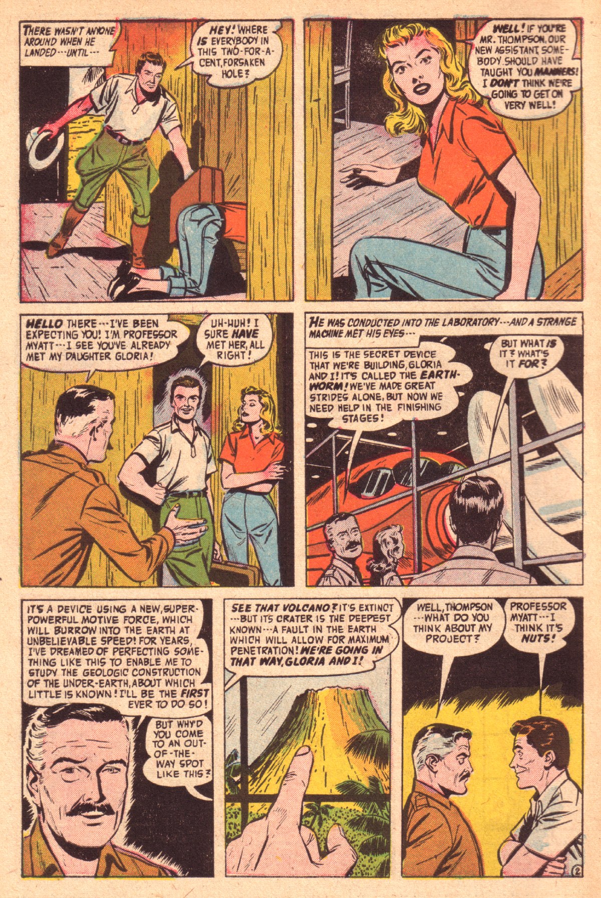 Forbidden Worlds #48 (American Comics Group), page 4. Public domain (US).