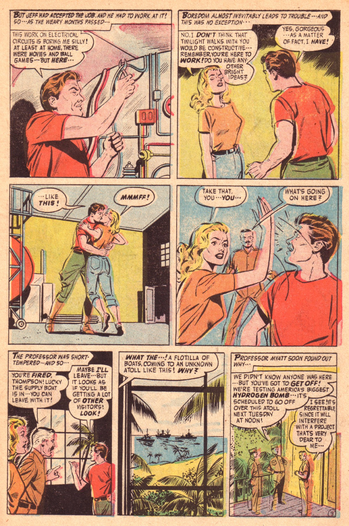 Forbidden Worlds #48 (American Comics Group), page 5. Public domain (US).
