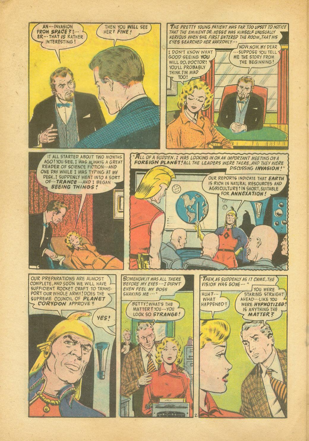 Forbidden Worlds #49 (American Comics Group), page 28. Public domain (US).