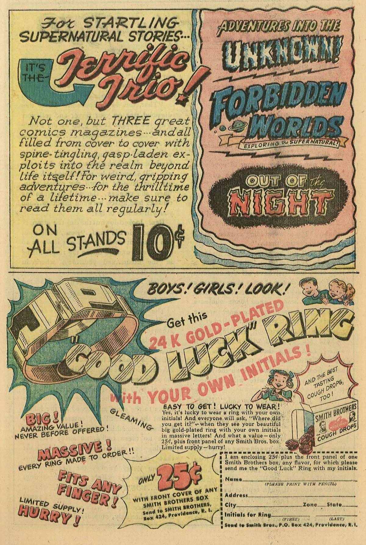 Forbidden Worlds #5 (American Comics Group), page 19. Public domain (US).