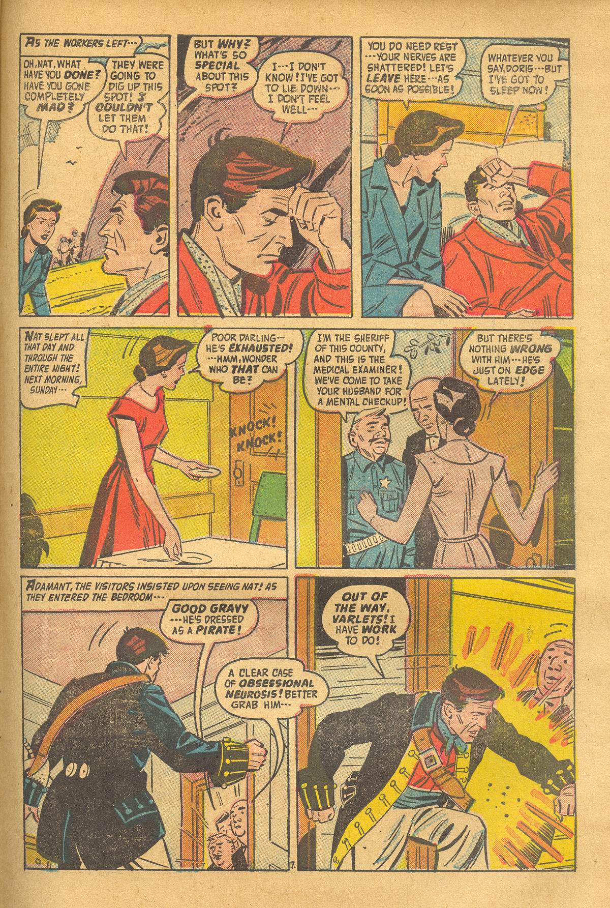 Forbidden Worlds #50 (American Comics Group), page 29. Public domain (US).