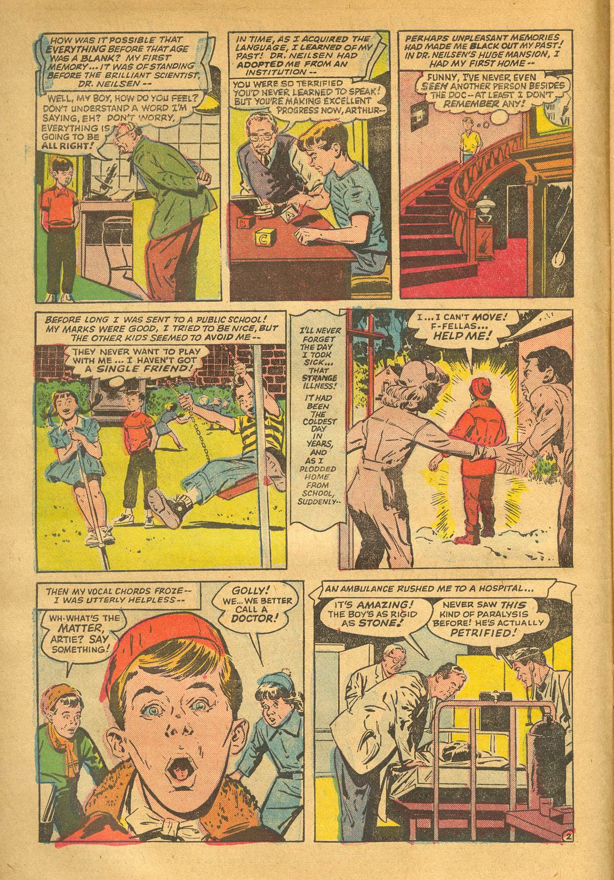 Forbidden Worlds #50 (American Comics Group), page 4. Public domain (US).