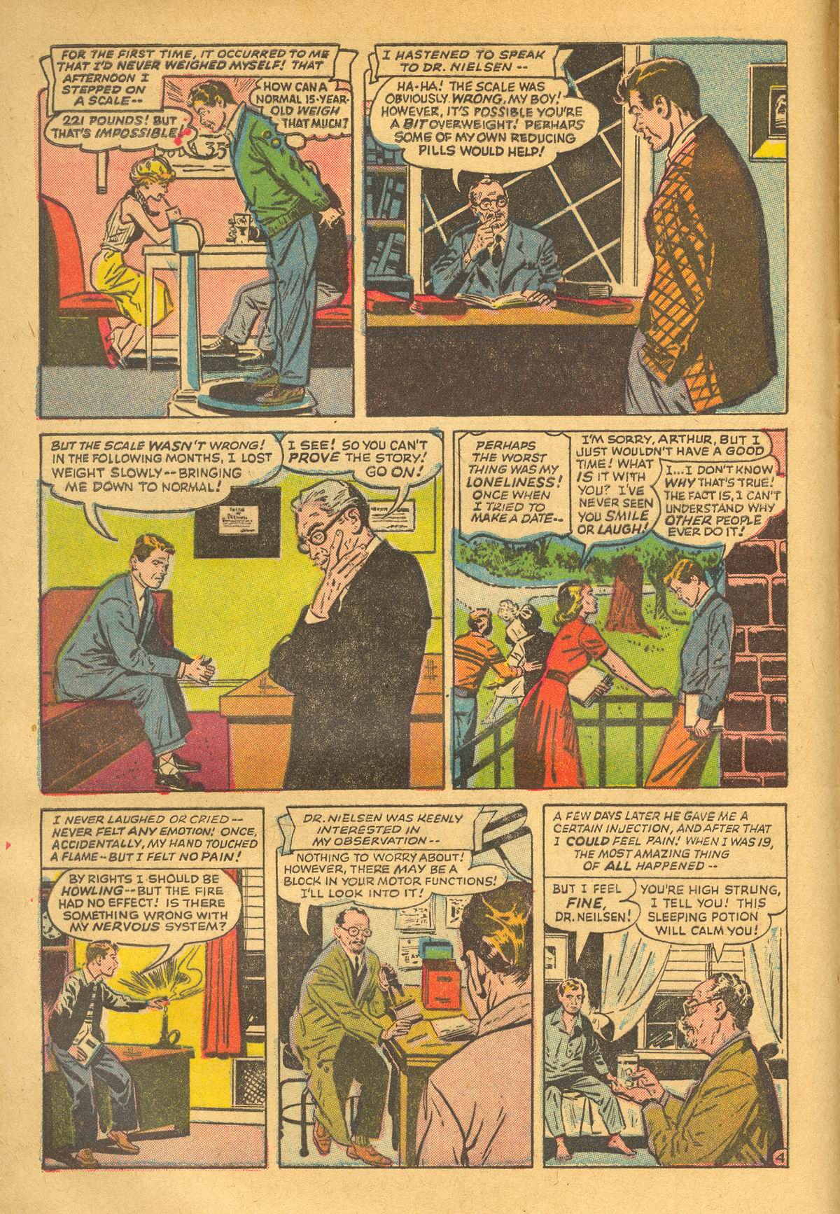 Forbidden Worlds #50 (American Comics Group), page 6. Public domain (US).