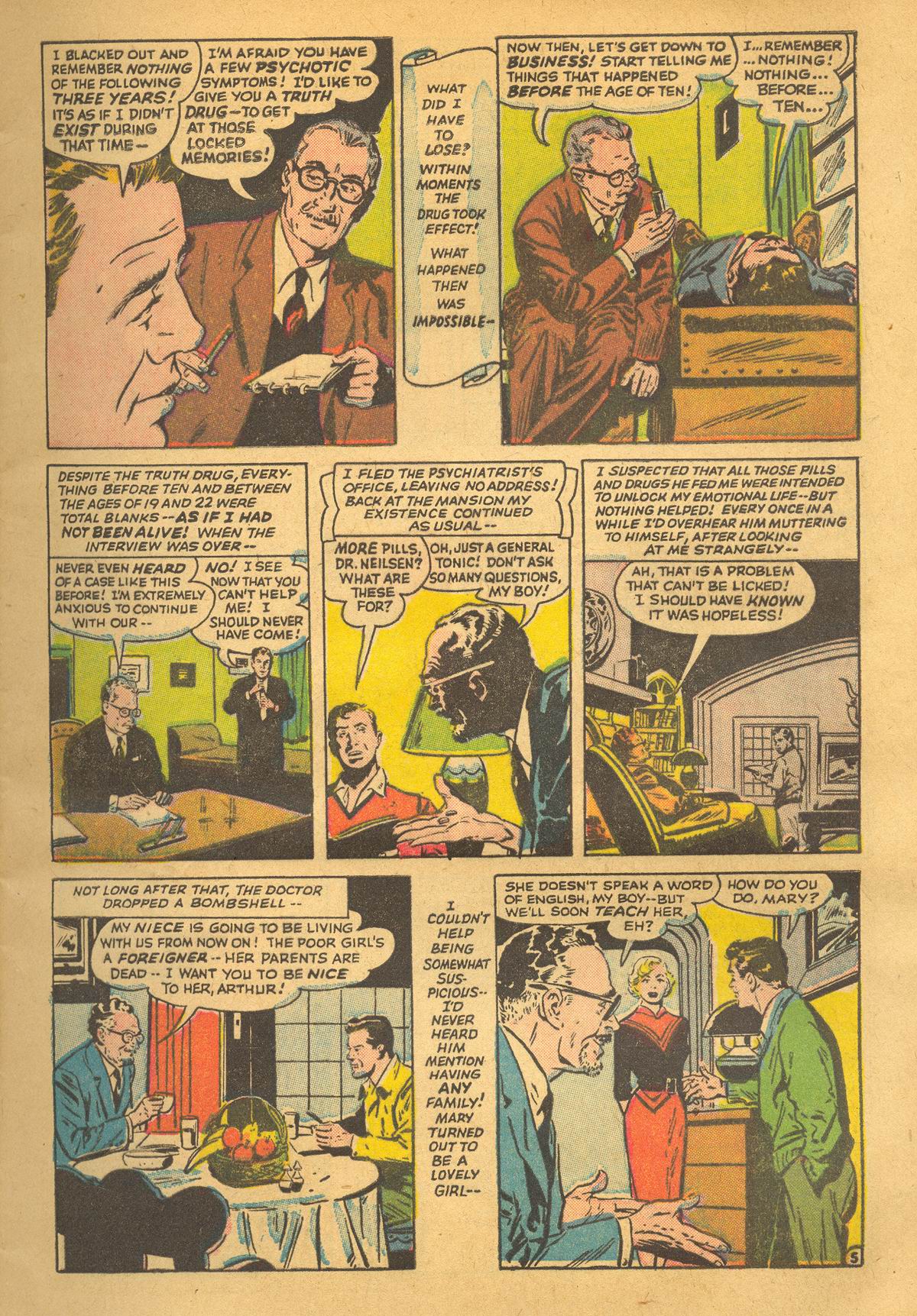 Forbidden Worlds #50 (American Comics Group), page 7. Public domain (US).