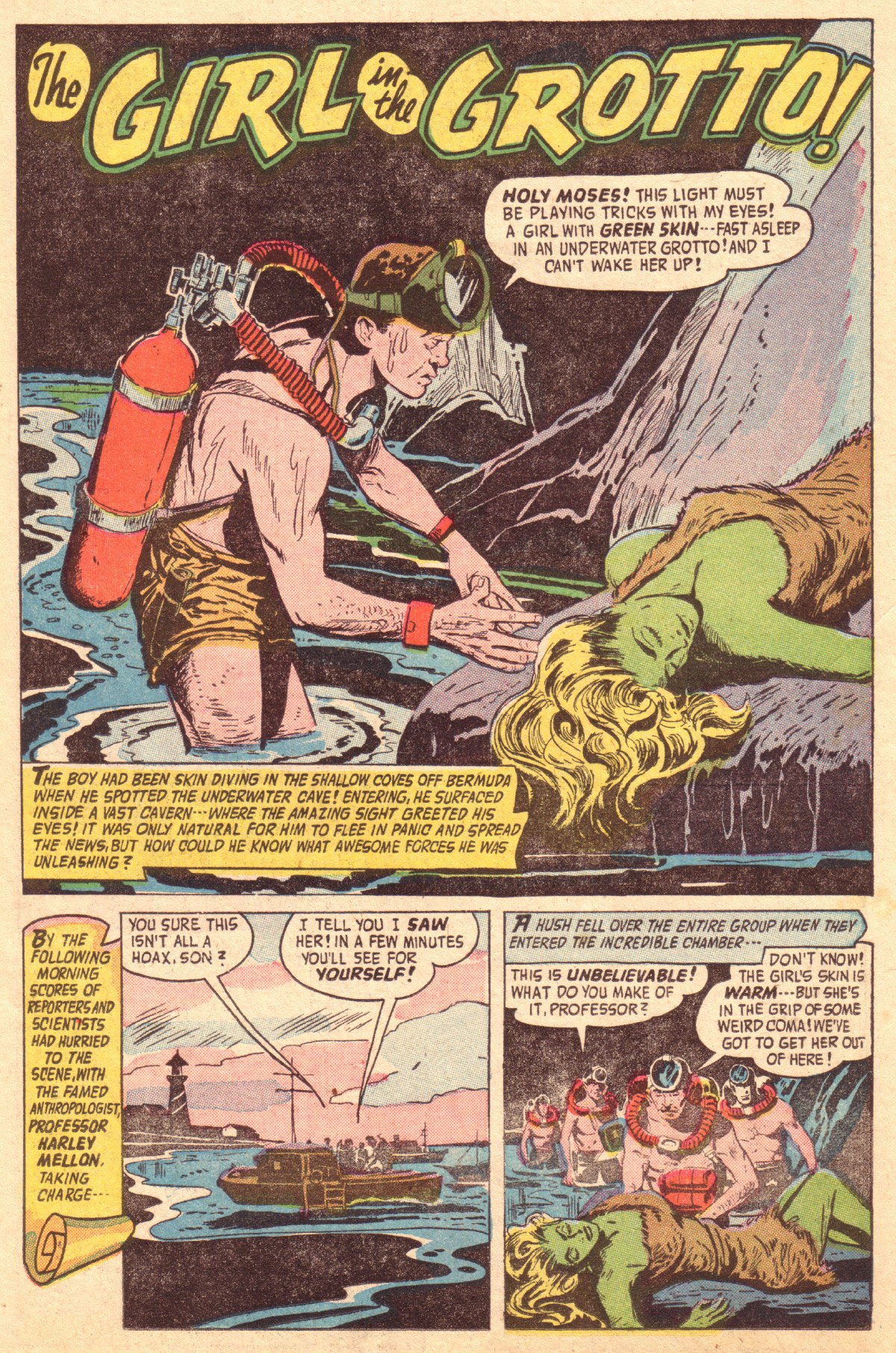 Forbidden Worlds #52 (American Comics Group), page 13. Public domain (US).