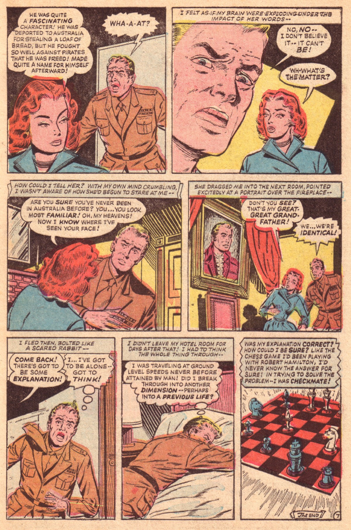 Forbidden Worlds #52 (American Comics Group), page 33. Public domain (US).