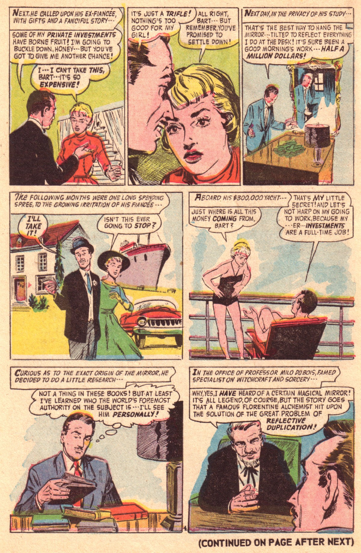Forbidden Worlds #52 (American Comics Group), page 6. Public domain (US).
