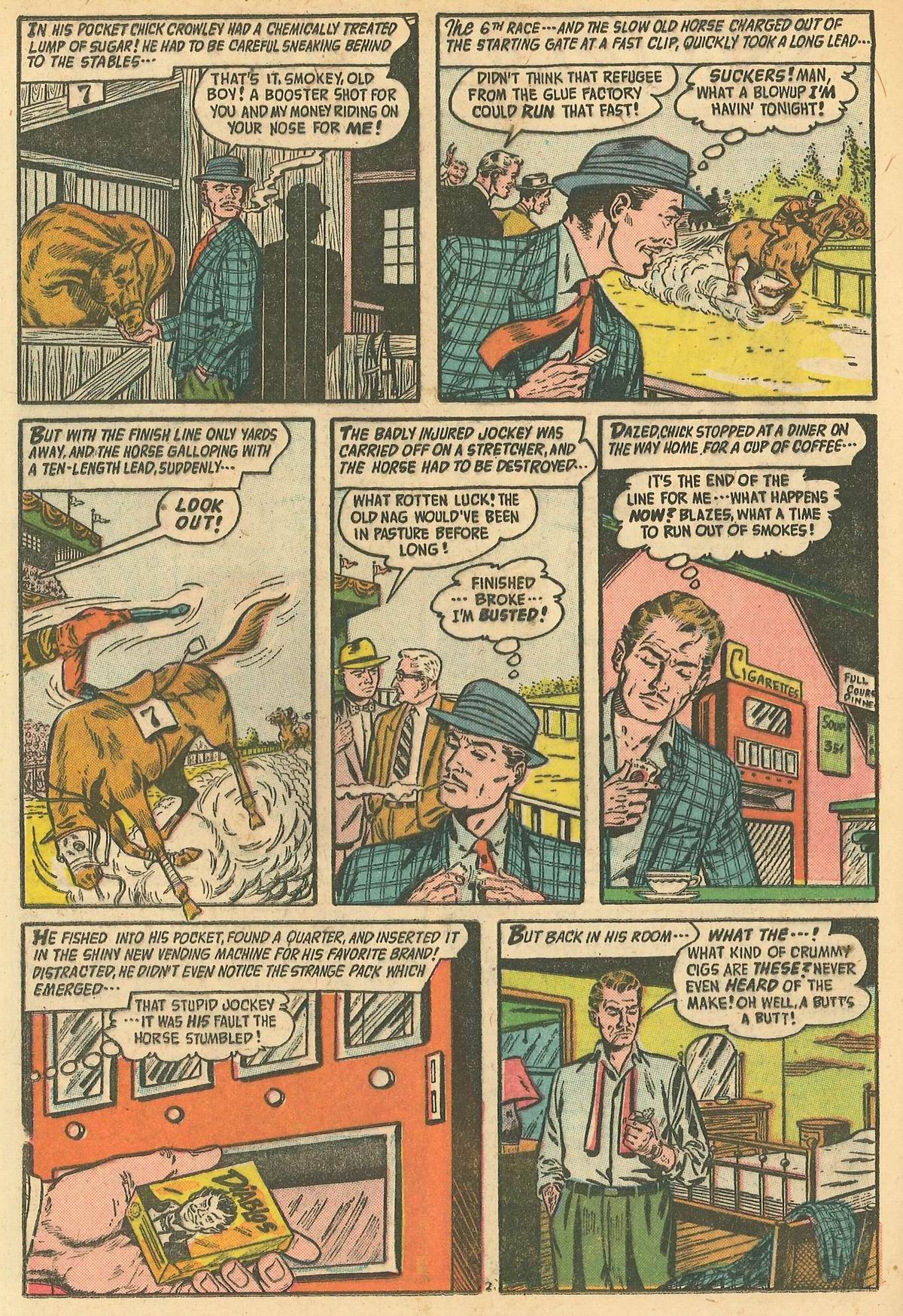 Forbidden Worlds #53 (American Comics Group), page 26. Public domain (US).