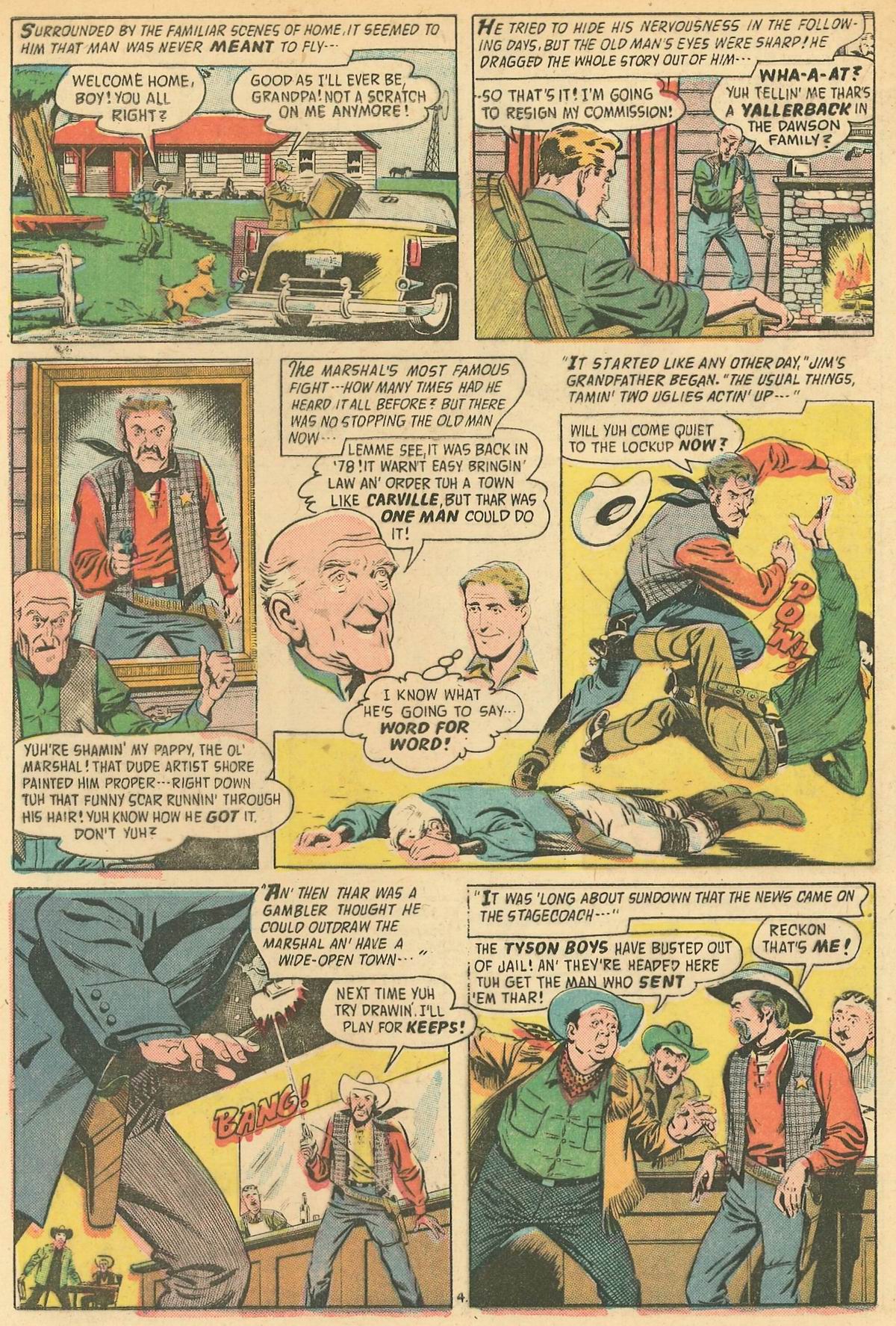 Forbidden Worlds #53 (American Comics Group), page 6. Public domain (US).