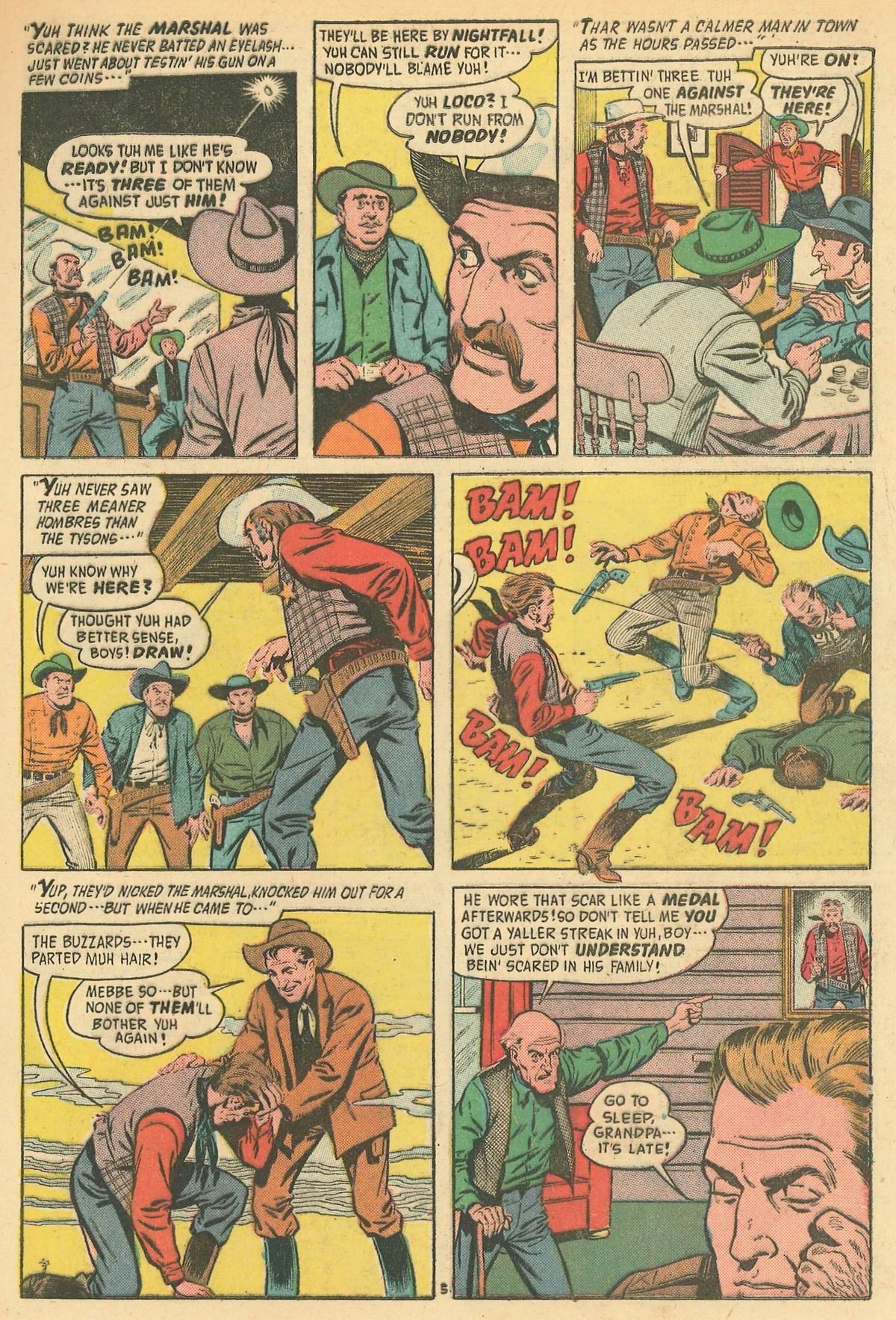 Forbidden Worlds #53 (American Comics Group), page 7. Public domain (US).