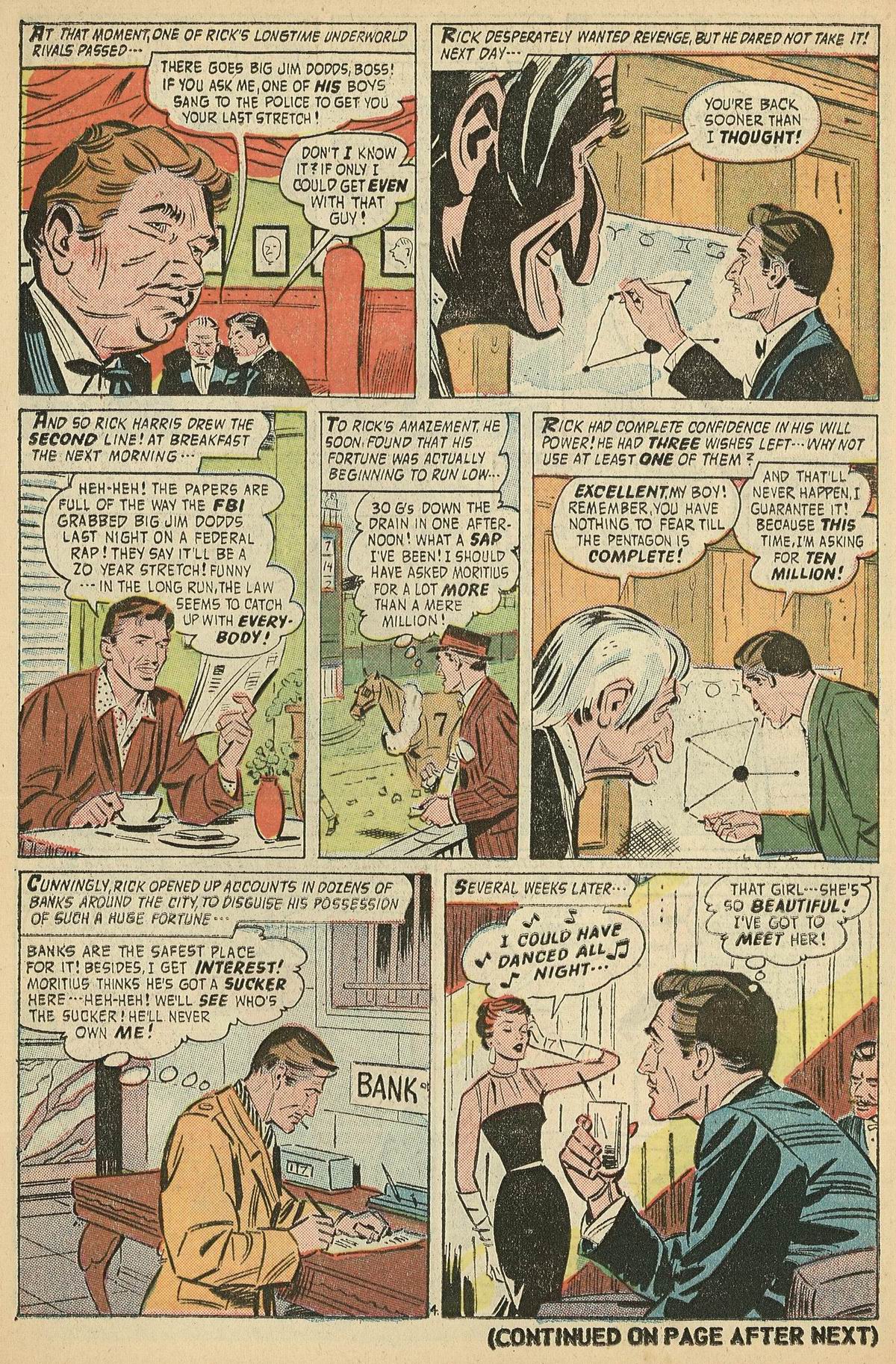 Forbidden Worlds #54 (American Comics Group), page 16. Public domain (US).