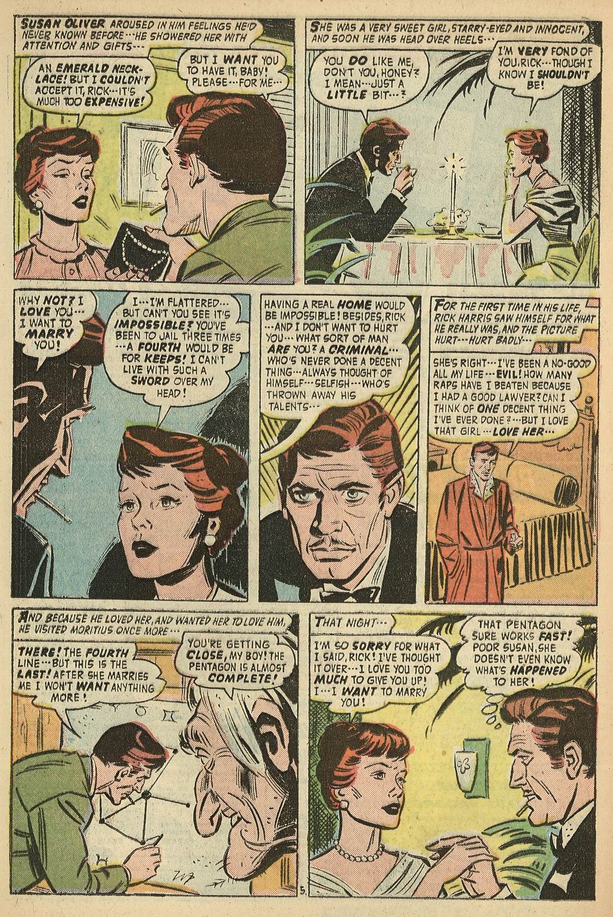 Forbidden Worlds #54 (American Comics Group), page 18. Public domain (US).